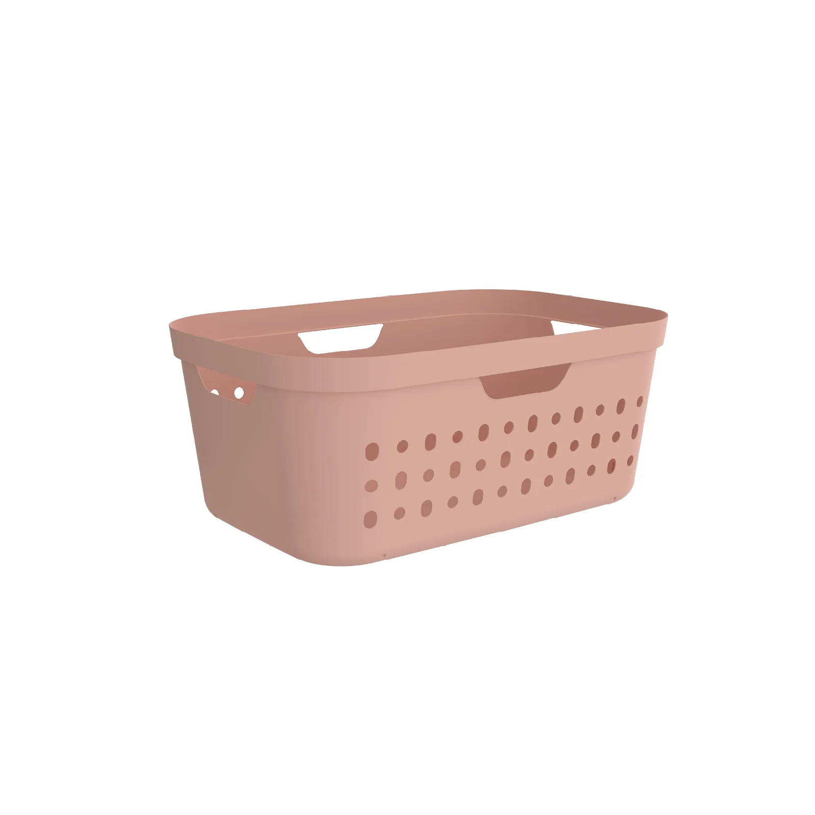 POJEMNIK KOSZ NA BIELIZNĘ PRANIE PLASTIKOWY ROTHO JONA 39 L SZARY - Image 5