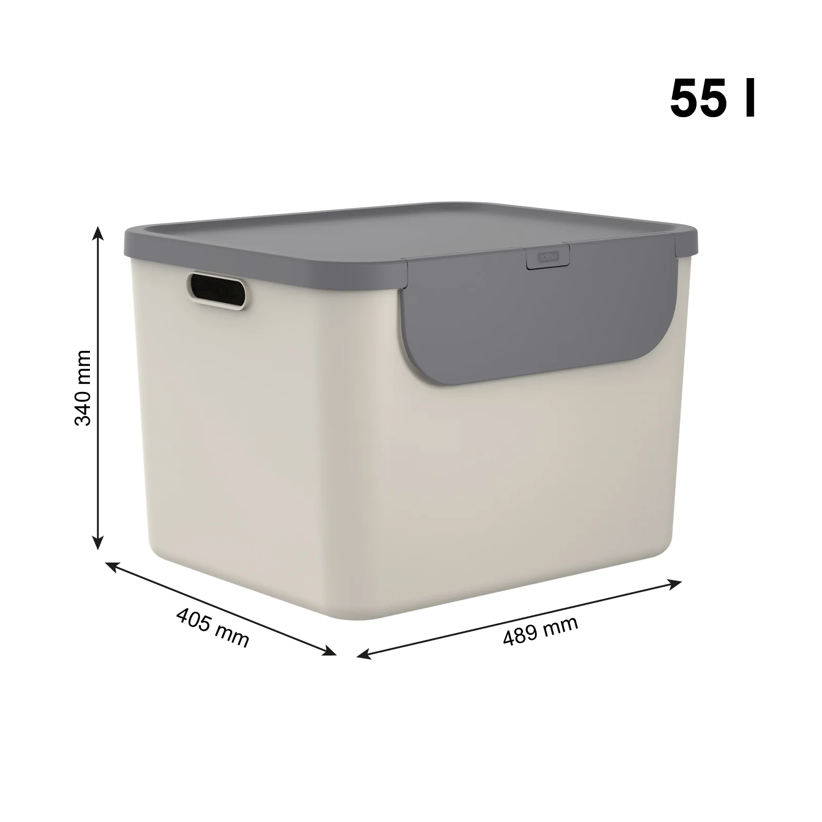 Kosz do segregacji śmieci modułowy Albula 55 l - Image 12