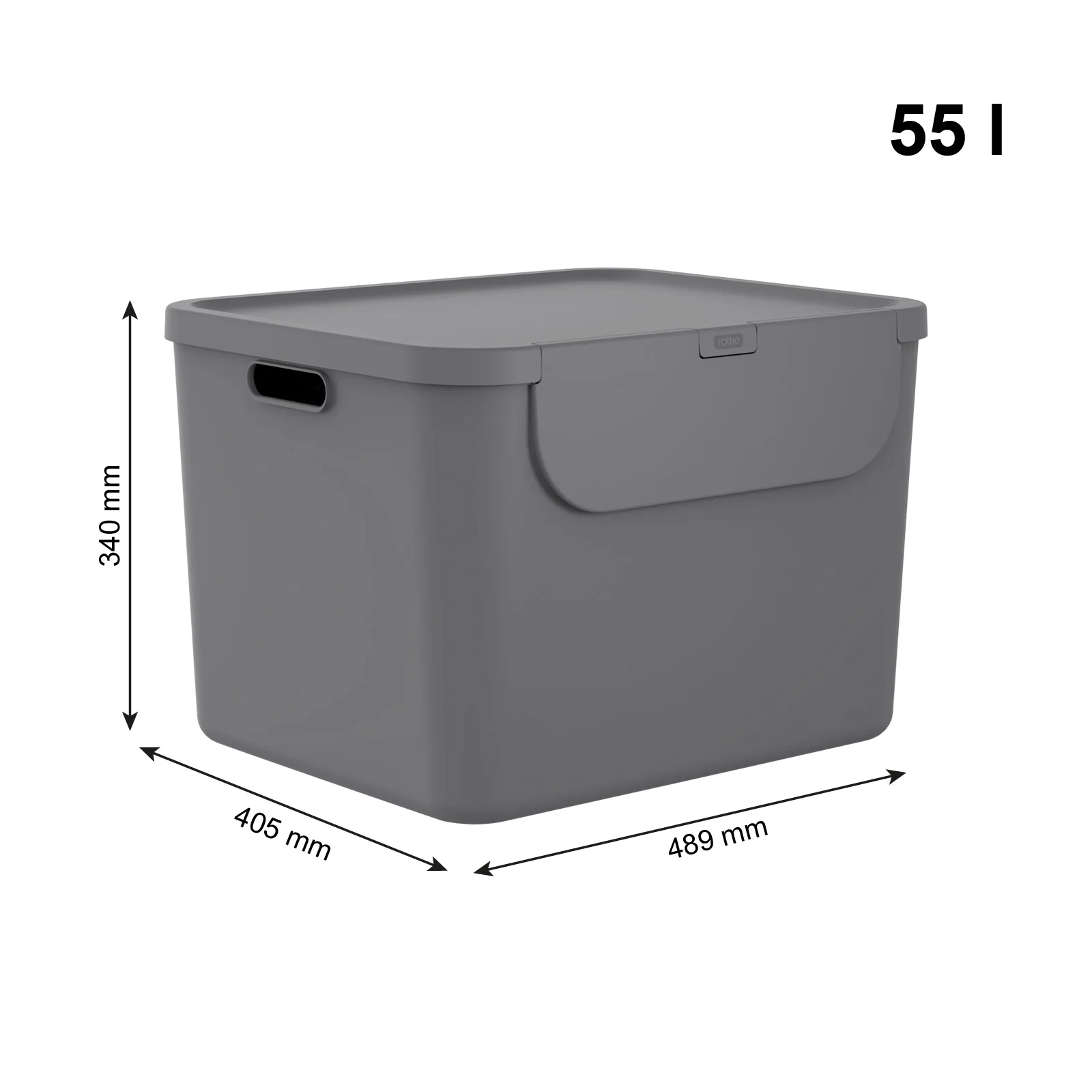 Kosz do segregacji śmieci modułowy Albula 55 l - Image 18