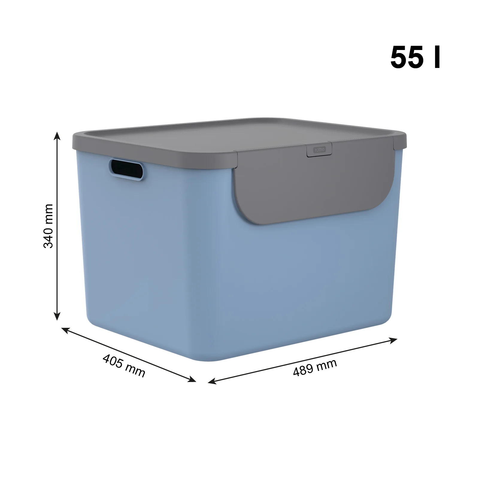 Kosz do segregacji śmieci modułowy Albula 55 l - Image 4