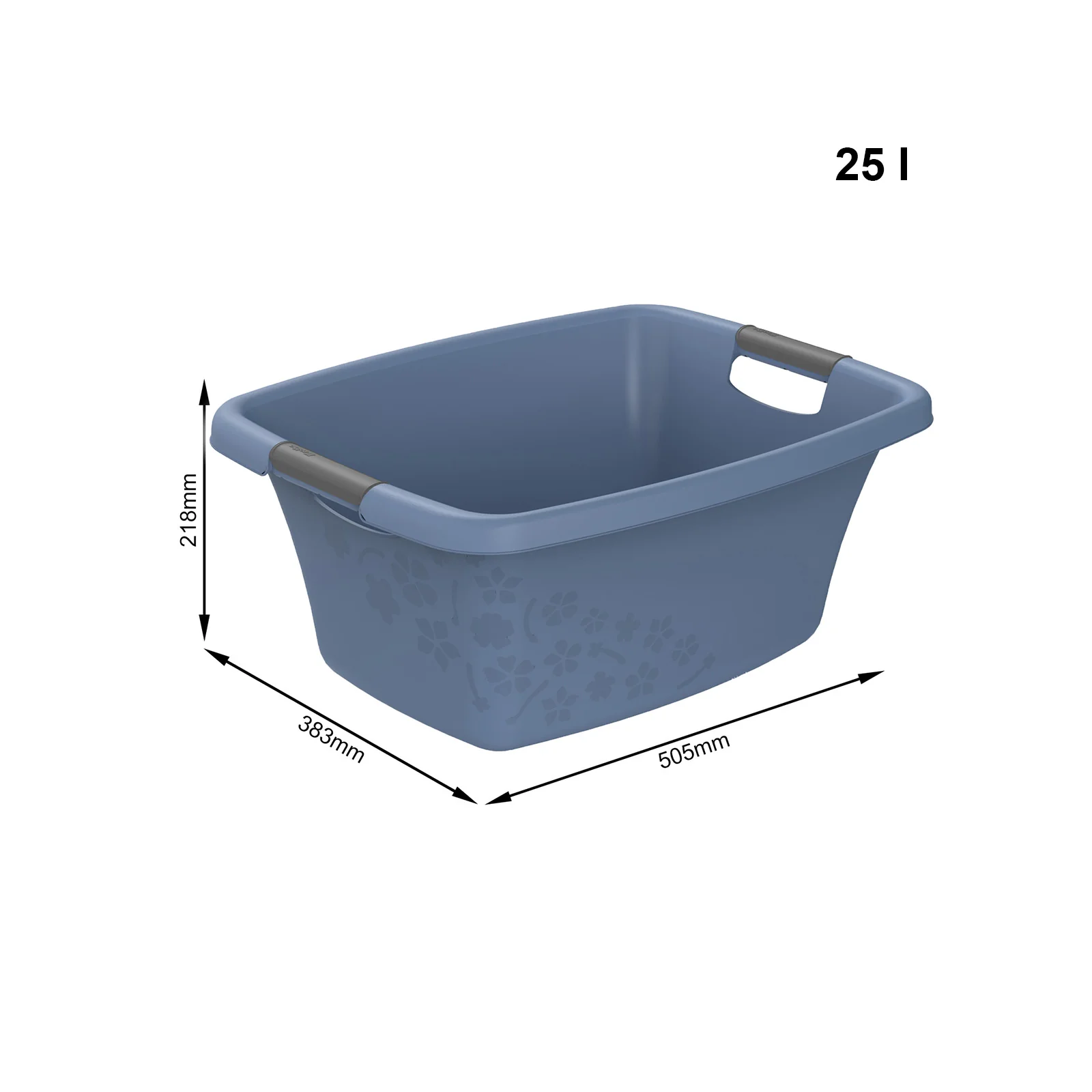 Kosz na pranie bieliznę do magla FLOWERS 25L - Image 11
