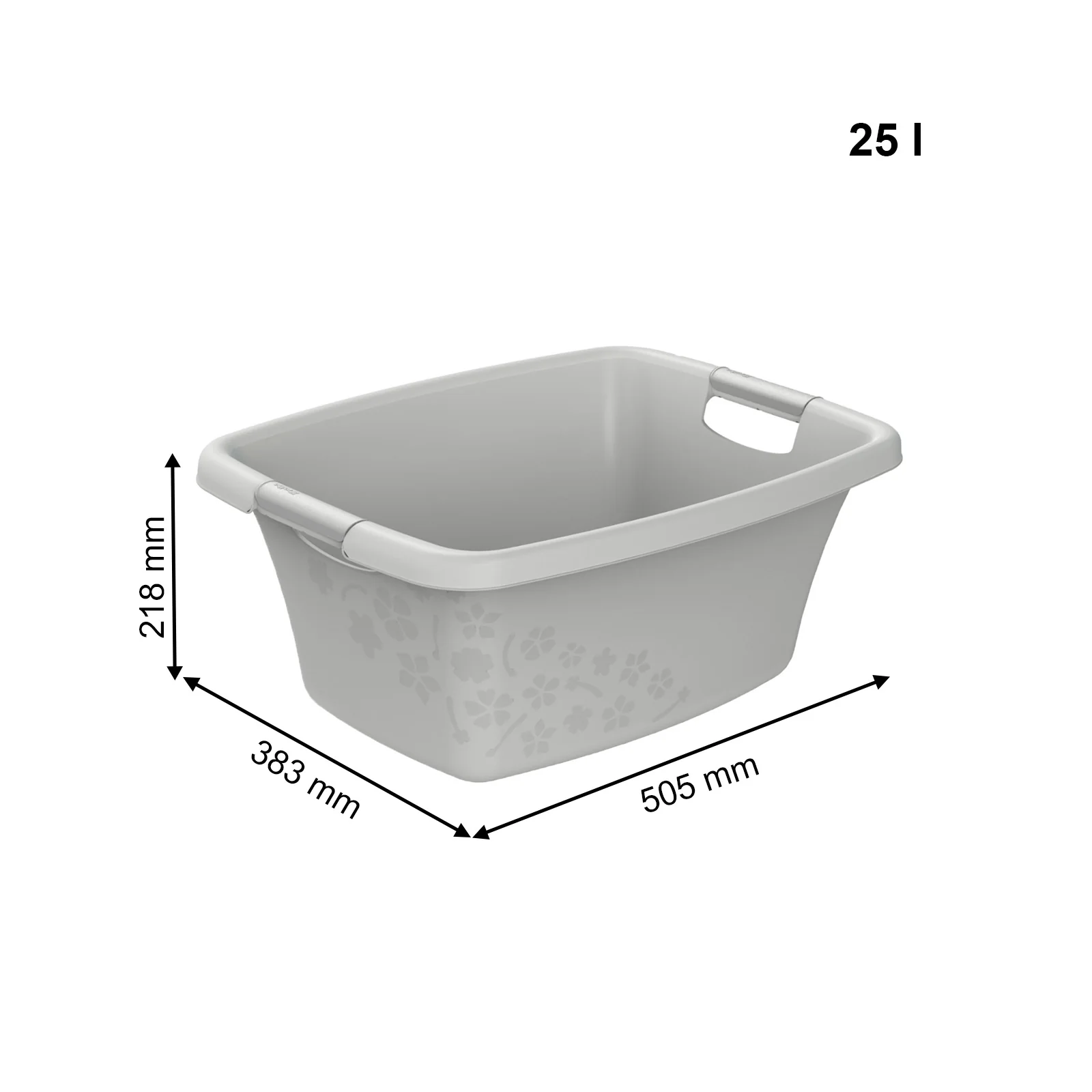 Kosz na pranie bieliznę do magla FLOWERS 25L - Image 13
