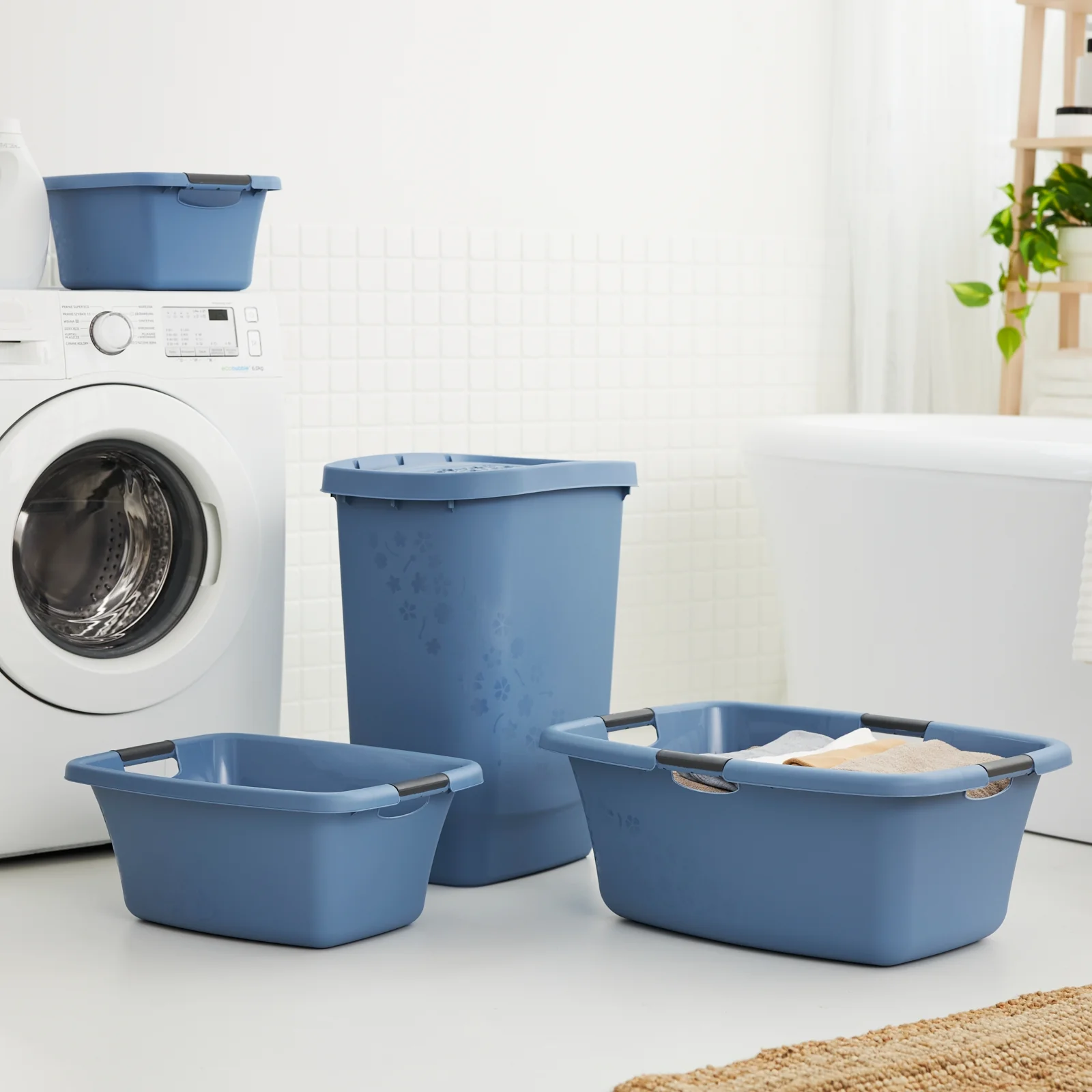 Kosz na pranie bieliznę do magla FLOWERS 25L - Image 15