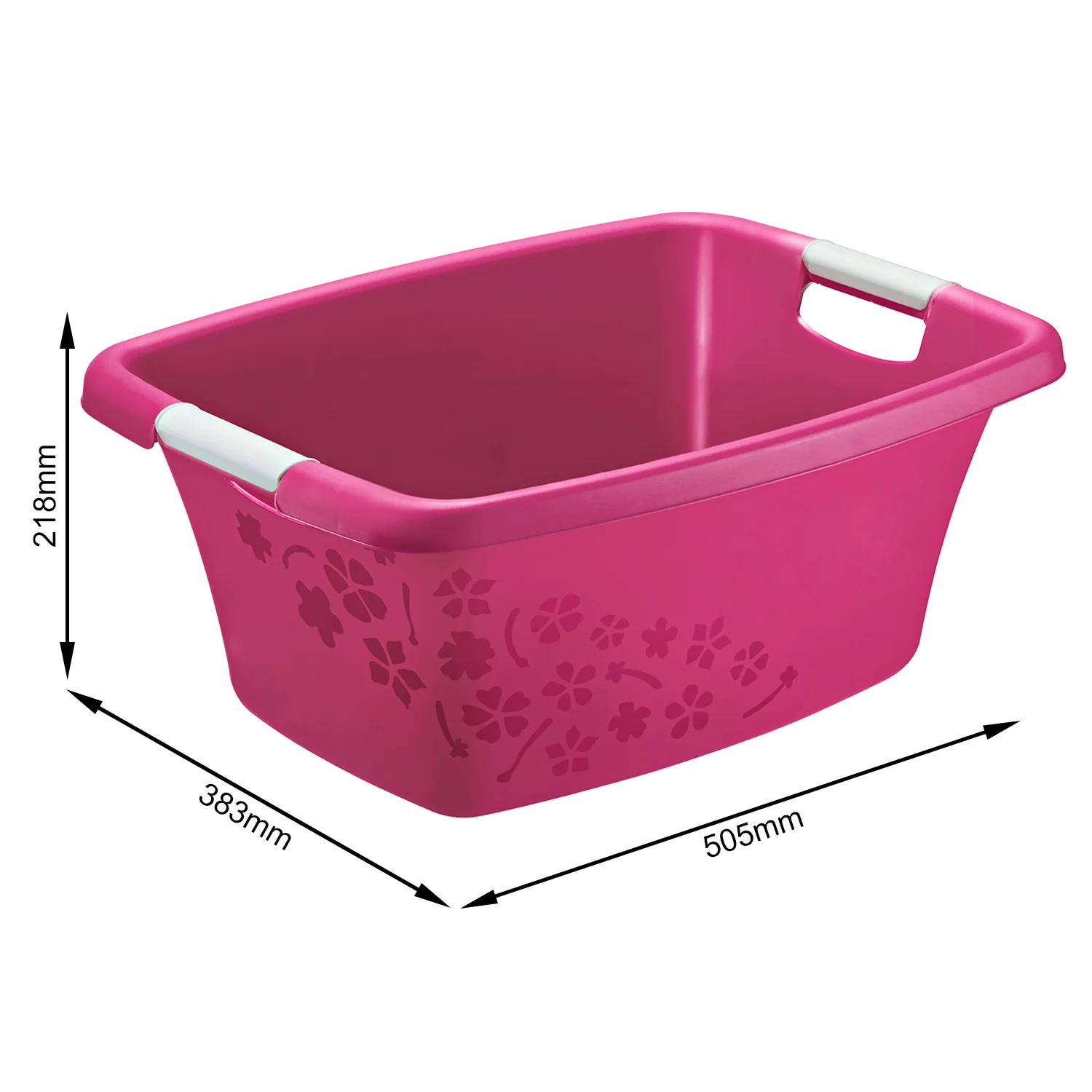 Kosz na pranie bieliznę do magla FLOWERS 25L - Image 9