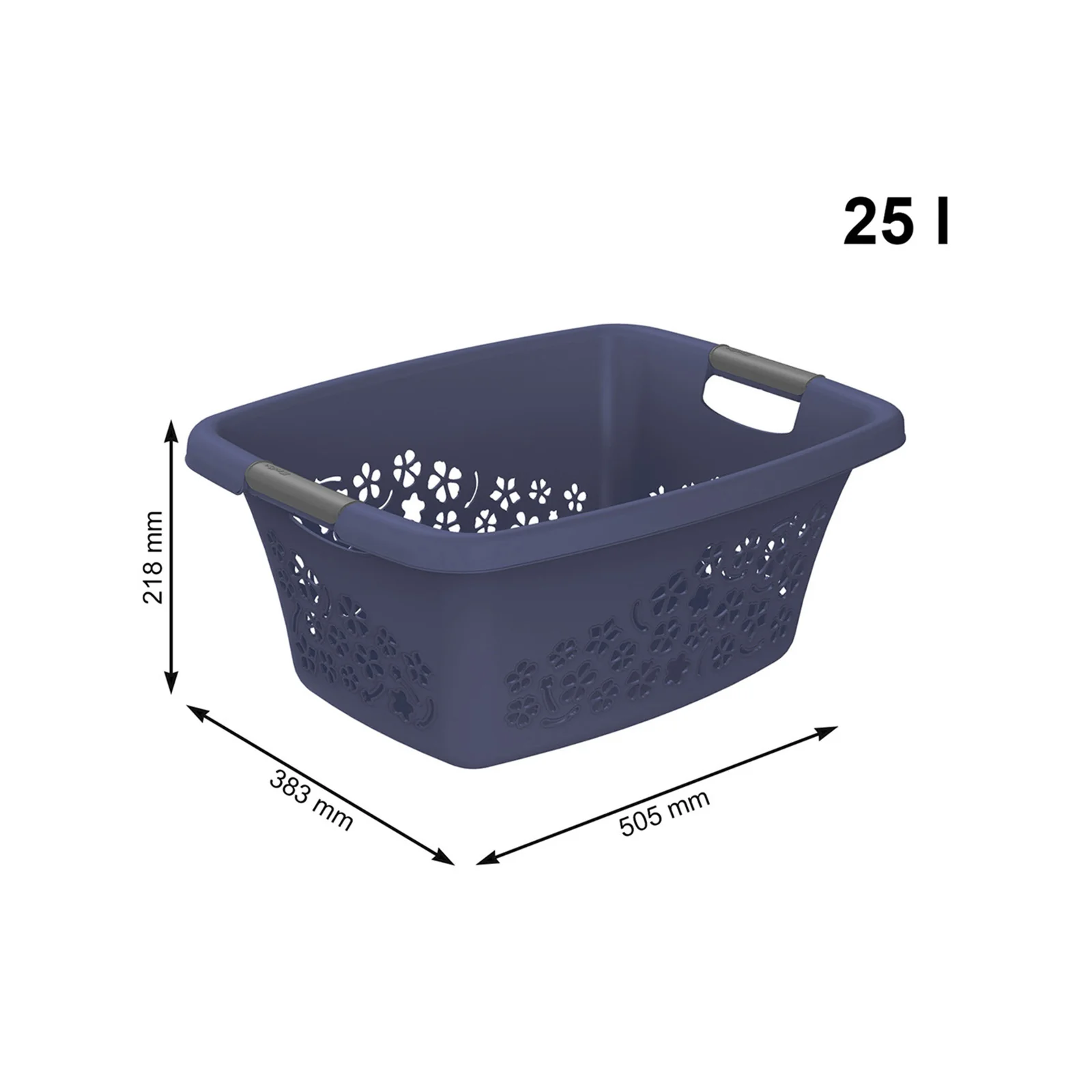 Kosz na pranie bieliznę do magla FLOWERS 25L - Image 20
