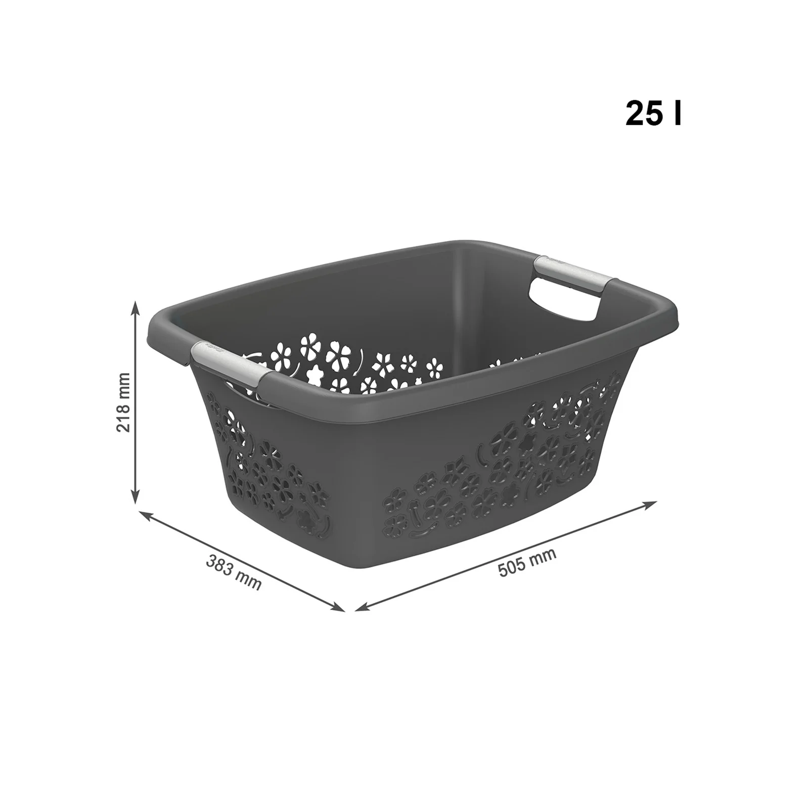 Kosz na pranie bieliznę do magla FLOWERS 25L - Image 21