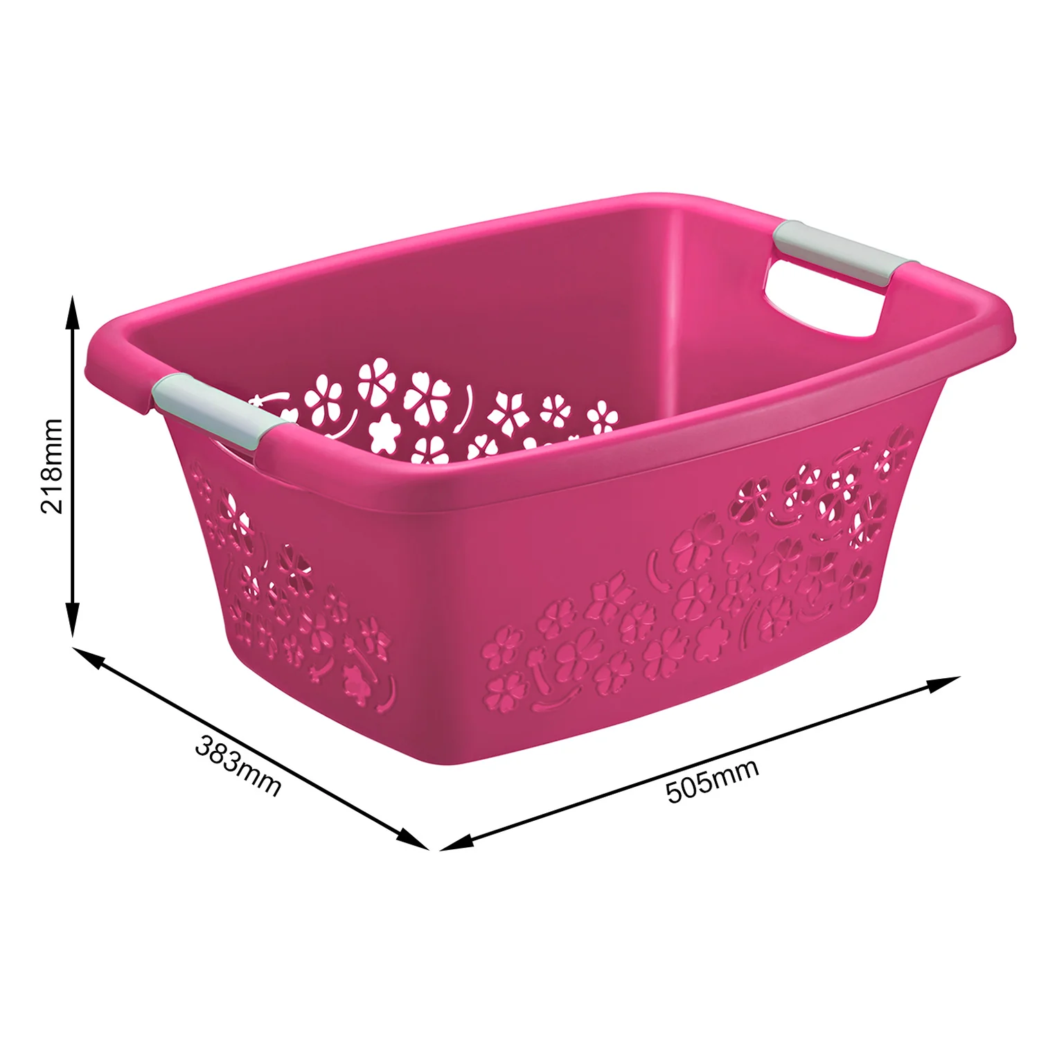 Kosz na pranie bieliznę do magla FLOWERS 25L - Image 22