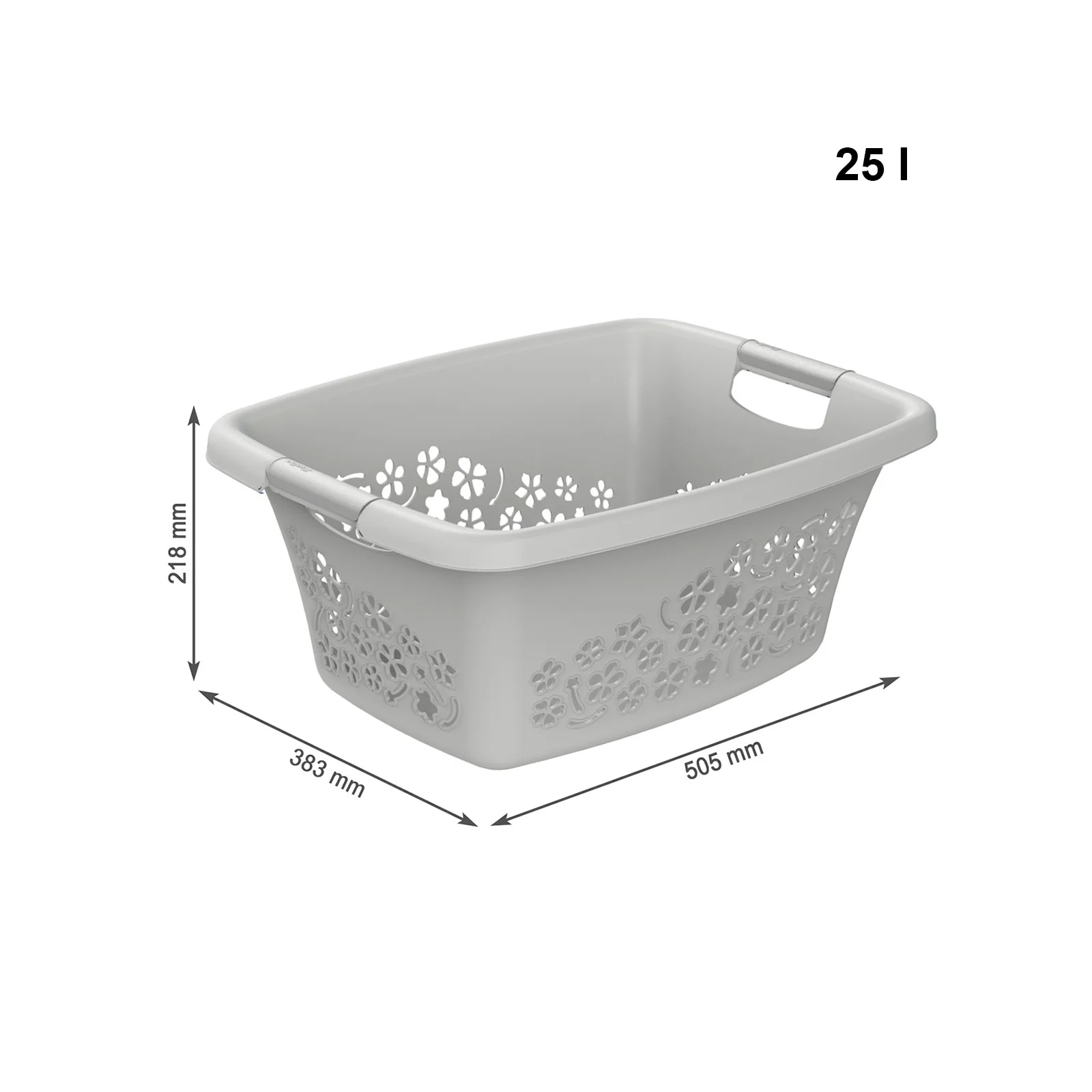 Kosz na pranie bieliznę do magla FLOWERS 25L - Image 25