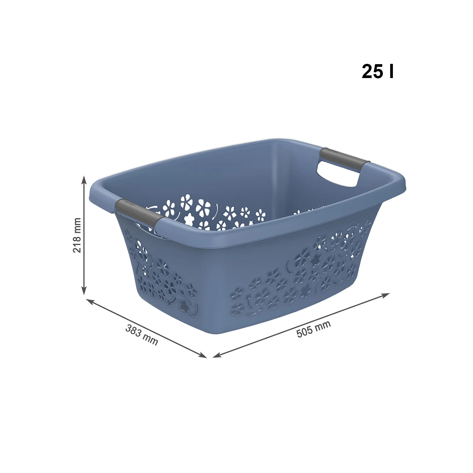 Kosz na pranie bieliznę do magla FLOWERS 25L - Image 26