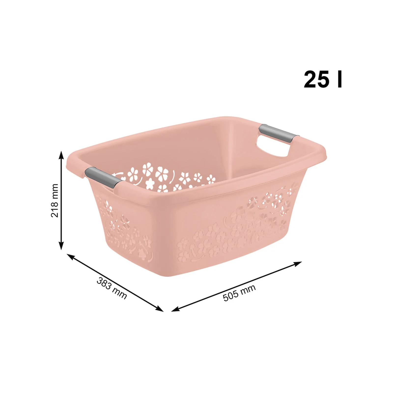 Kosz na pranie bieliznę do magla FLOWERS 25L - Image 27