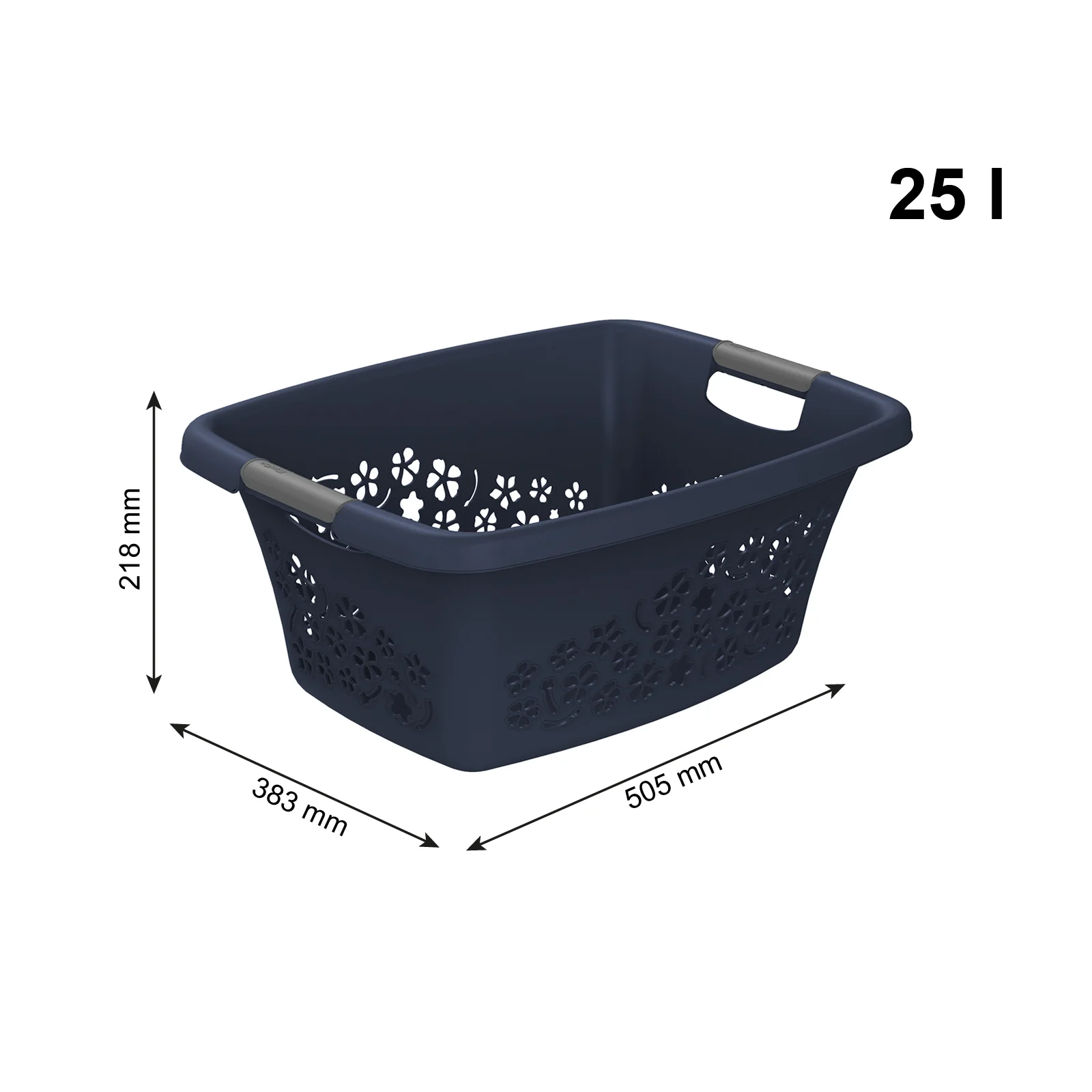 Kosz na pranie bieliznę do magla FLOWERS 25L - Image 42