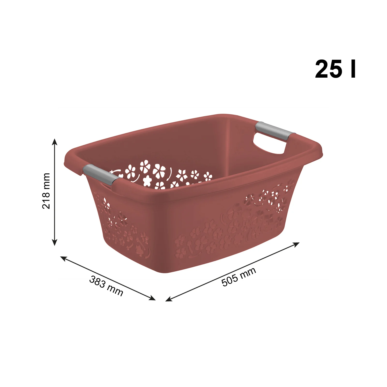 Kosz na pranie bieliznę do magla FLOWERS 25L - Image 44