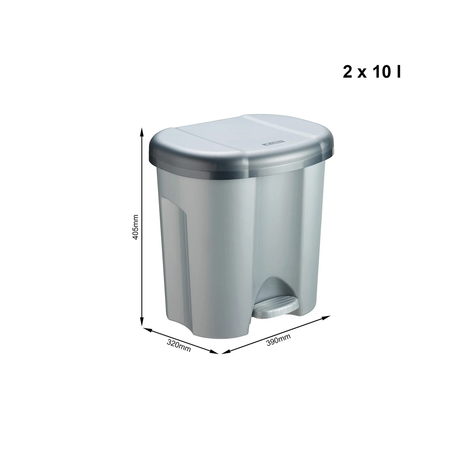 Kosz na śmieci 2 x 10 l DUO - Image 7