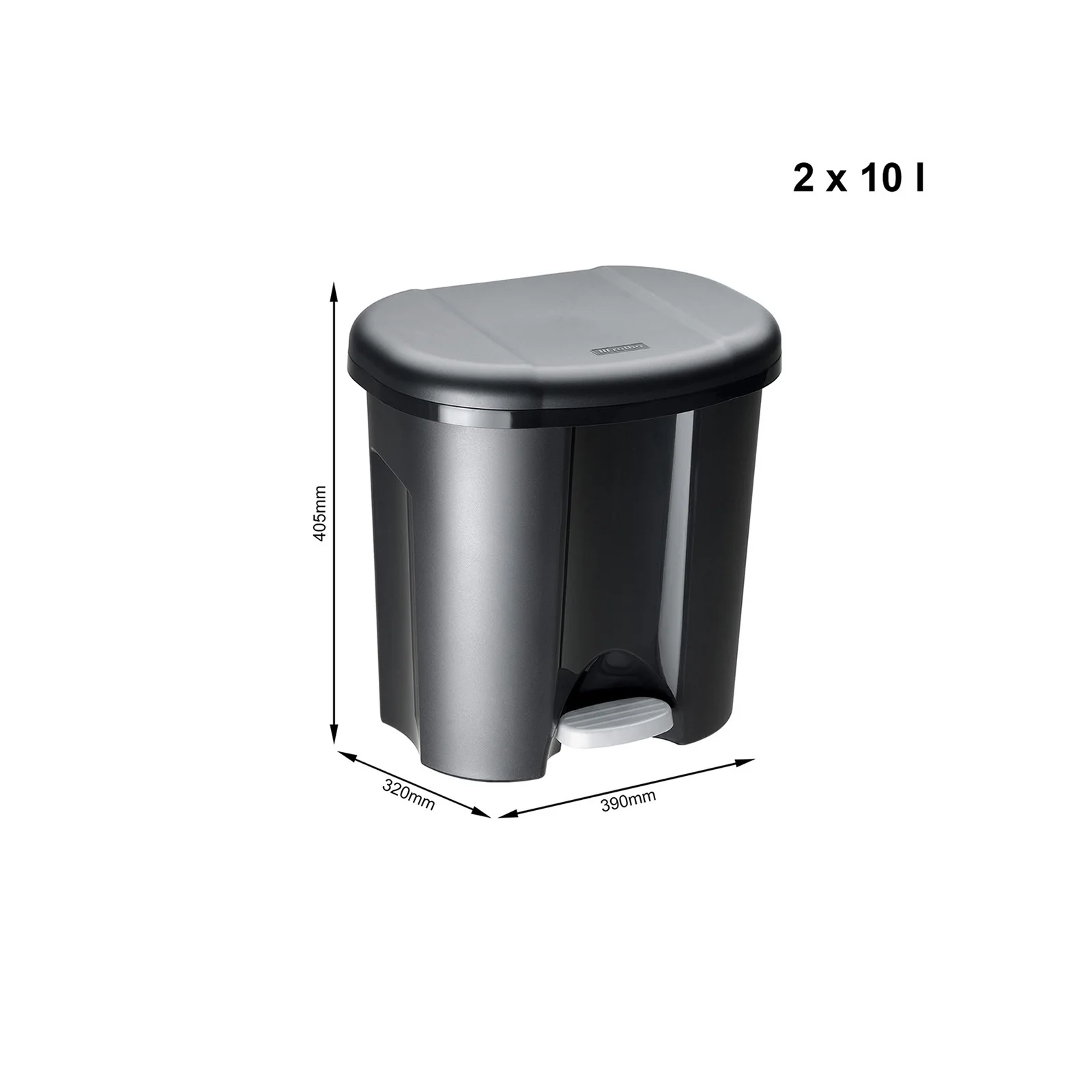 Kosz na śmieci 2 x 10 l DUO - Image 8