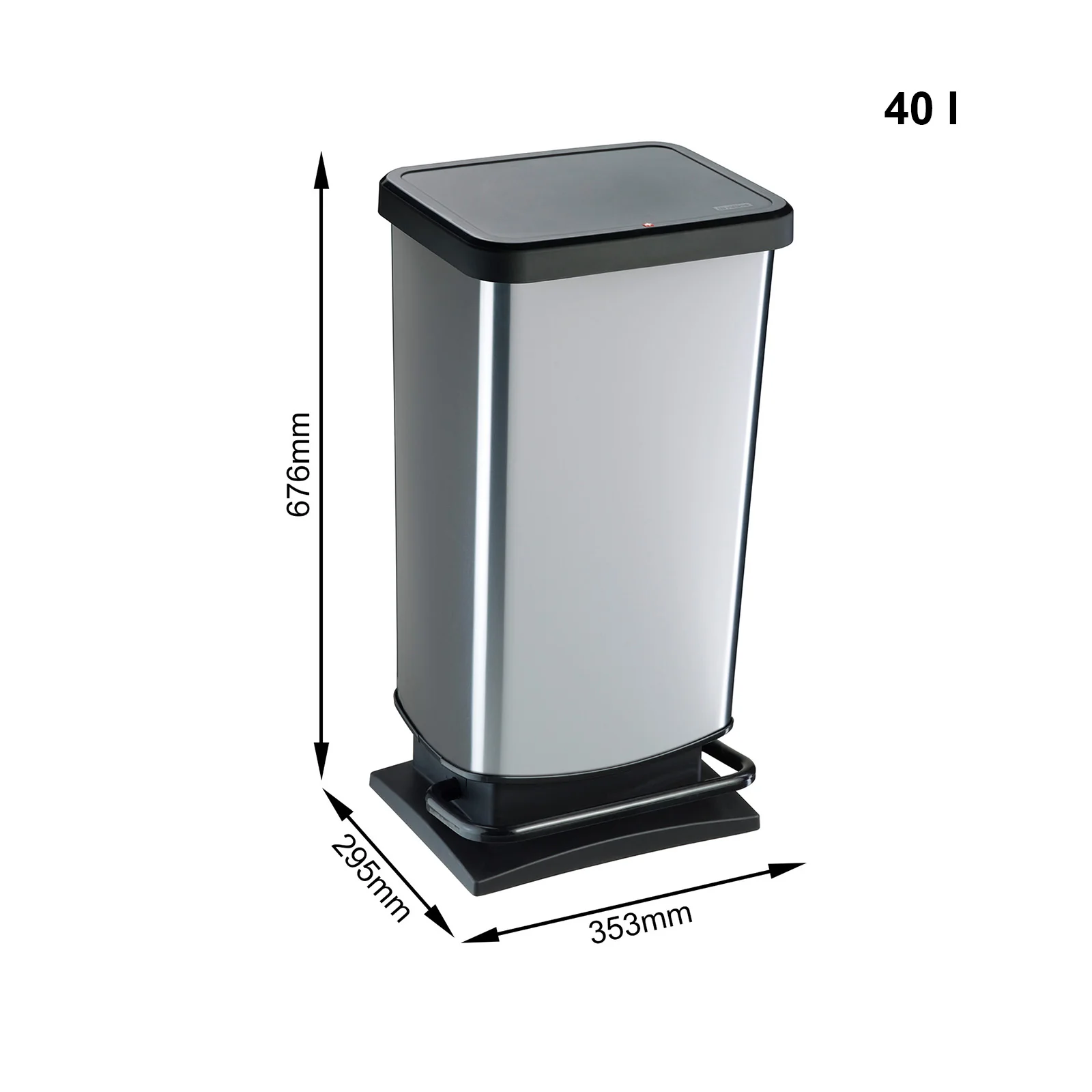 Zestaw 2 koszy pedałowych  – 20 l i 40 l - Image 9