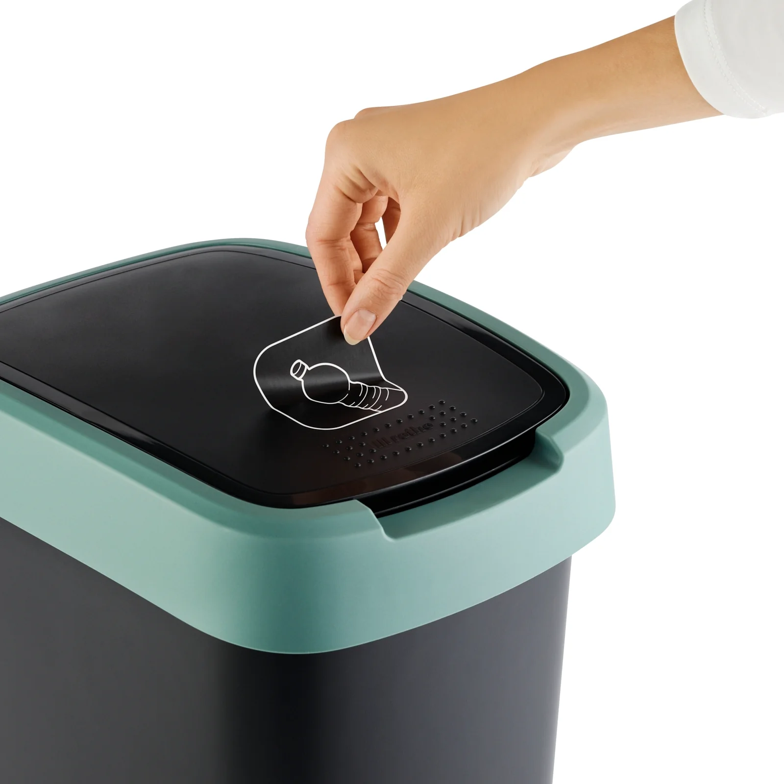 Kosz na śmieci z uchylną pokrywą 25 L TWIST - Image 12