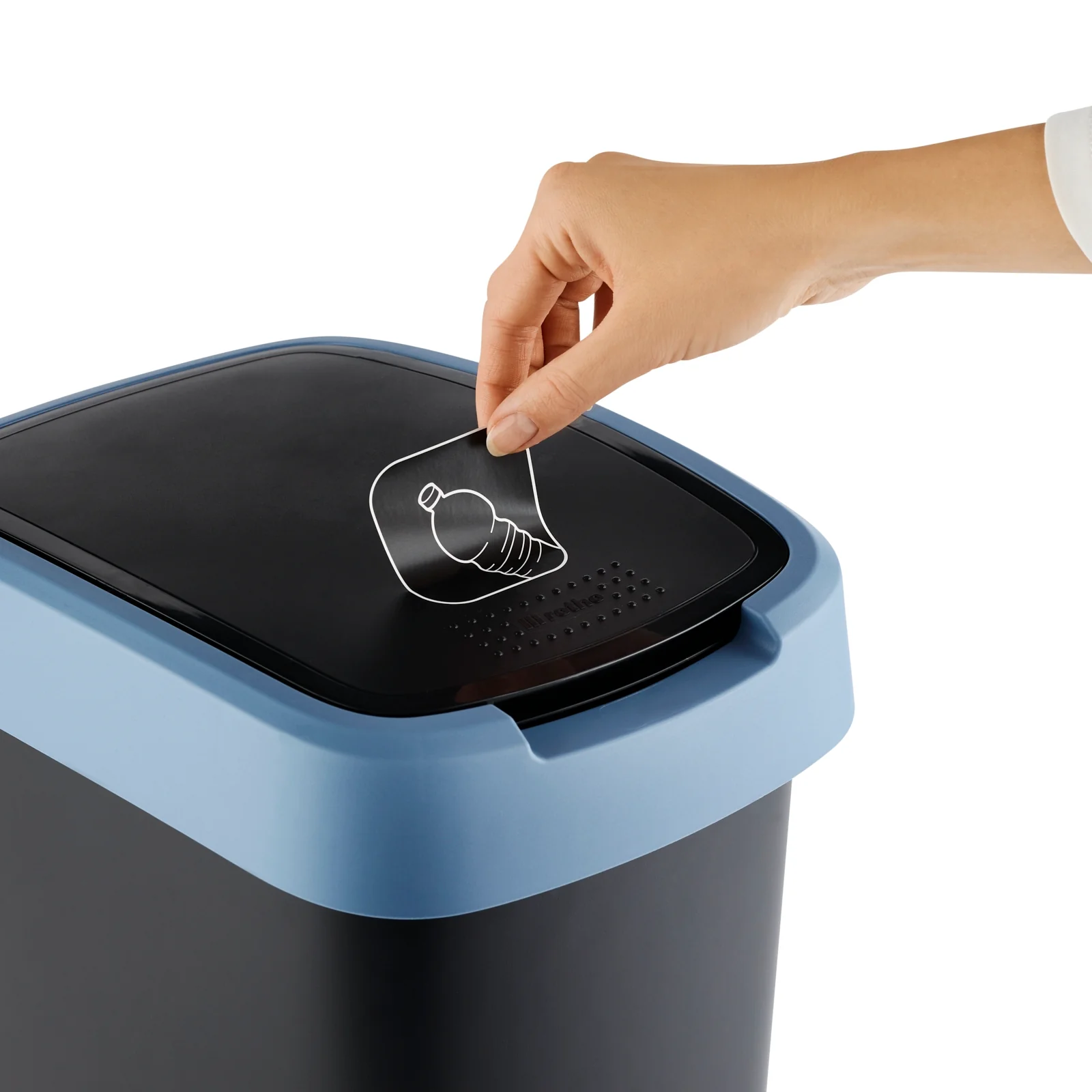 Kosz na śmieci z uchylną pokrywą 50 L TWIST - Image 10