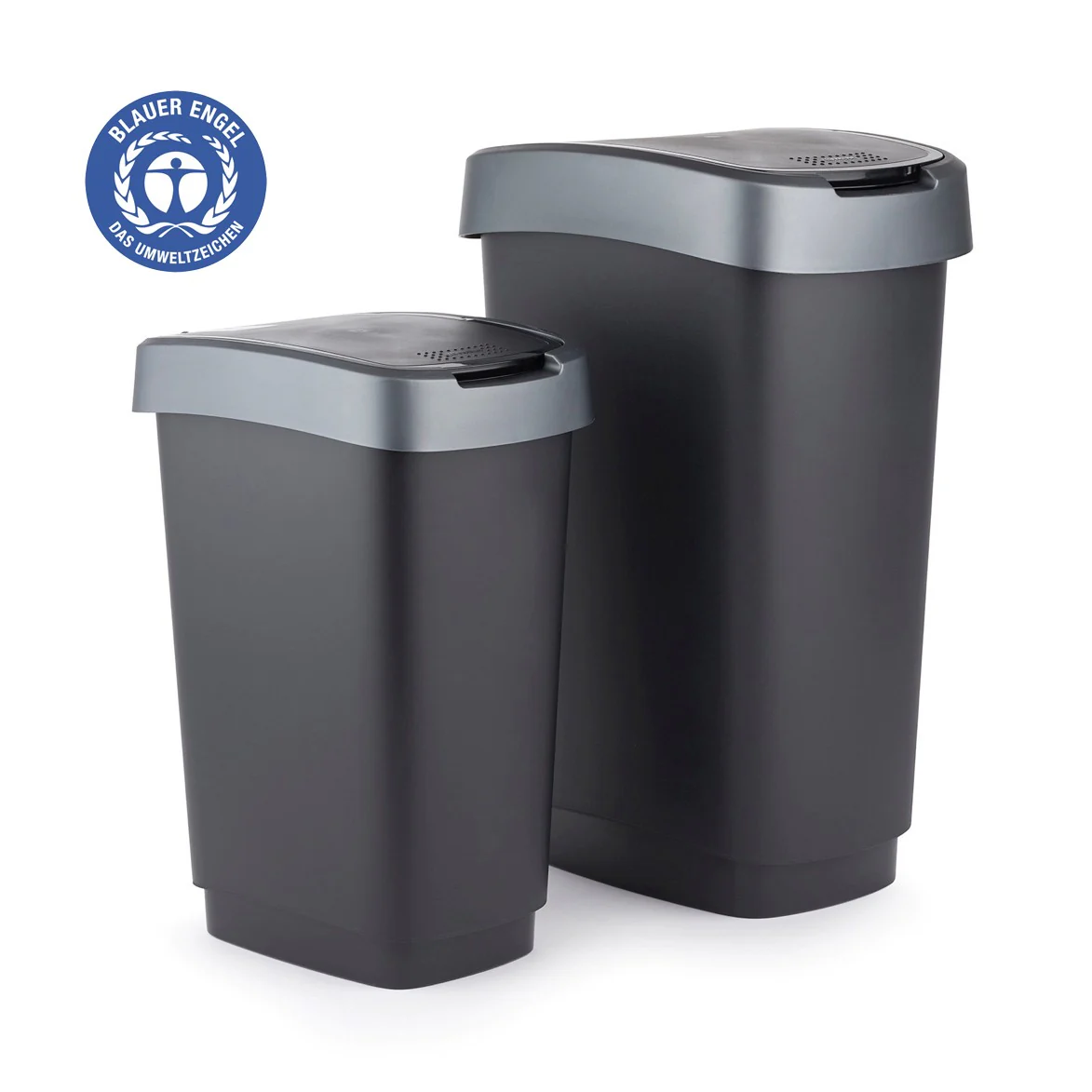 Kosz na śmieci z uchylną pokrywą 50 L TWIST - Image 28