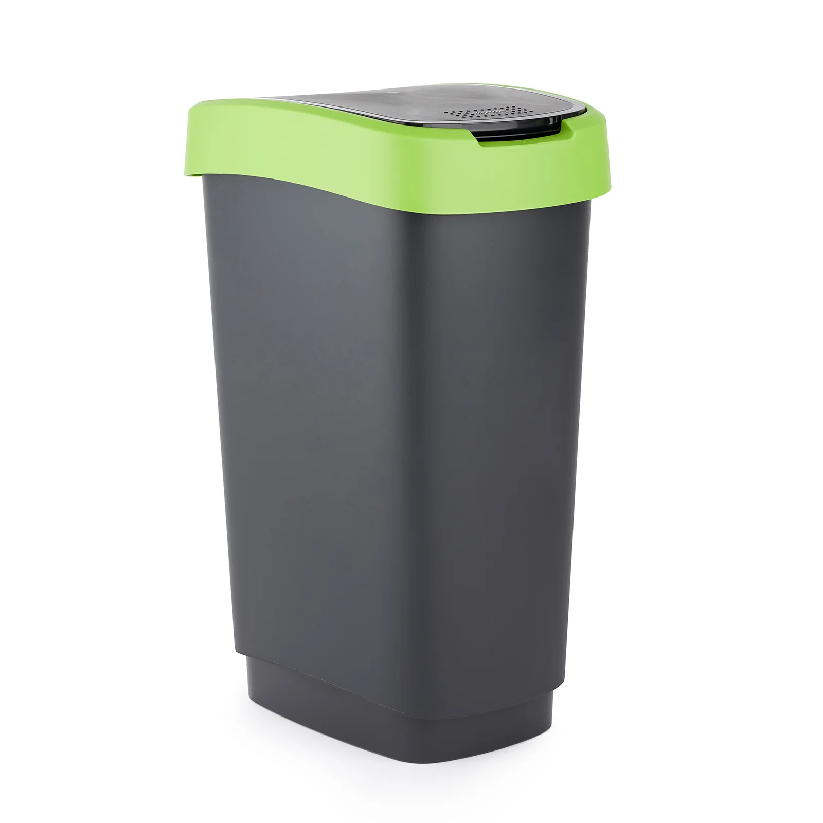 Kosz na śmieci z uchylną pokrywą 50 L TWIST - Image 4