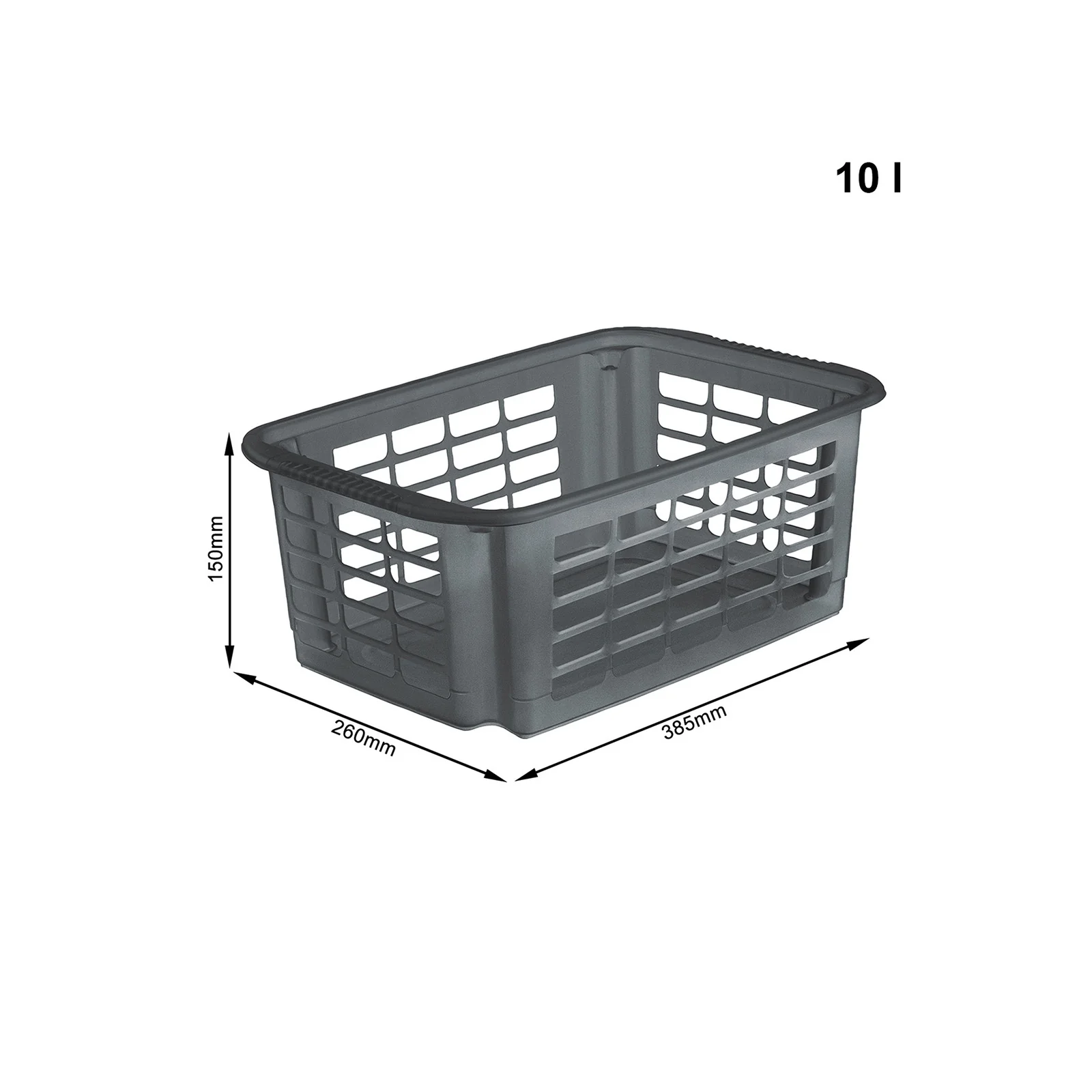 Koszyk do przechowywania 10L Rotho REVERSO - Image 6