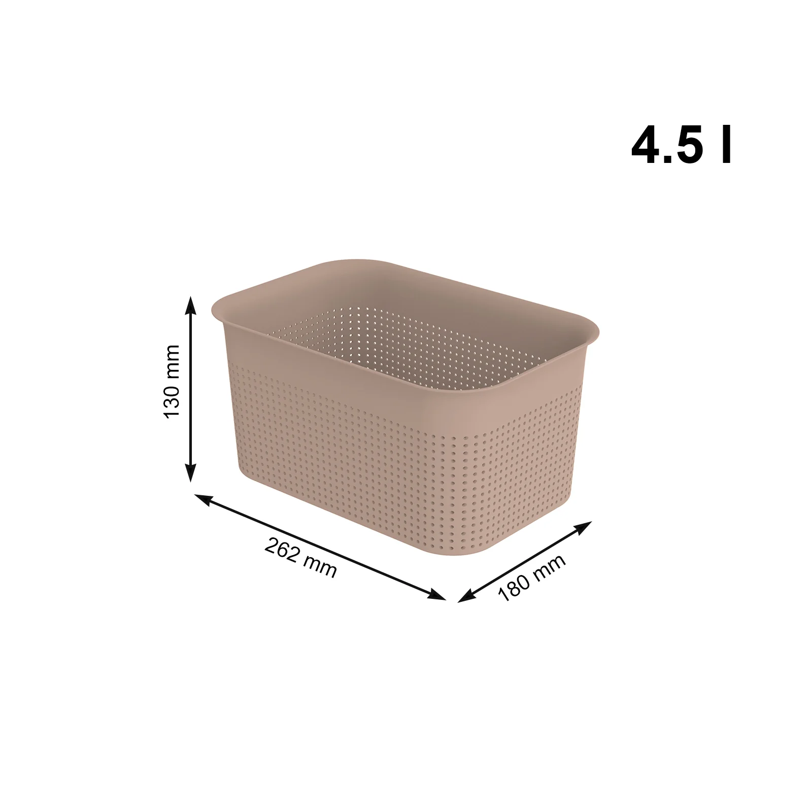 Pojemnik koszyk do przechowywania 4.5 L Rotho - Image 42
