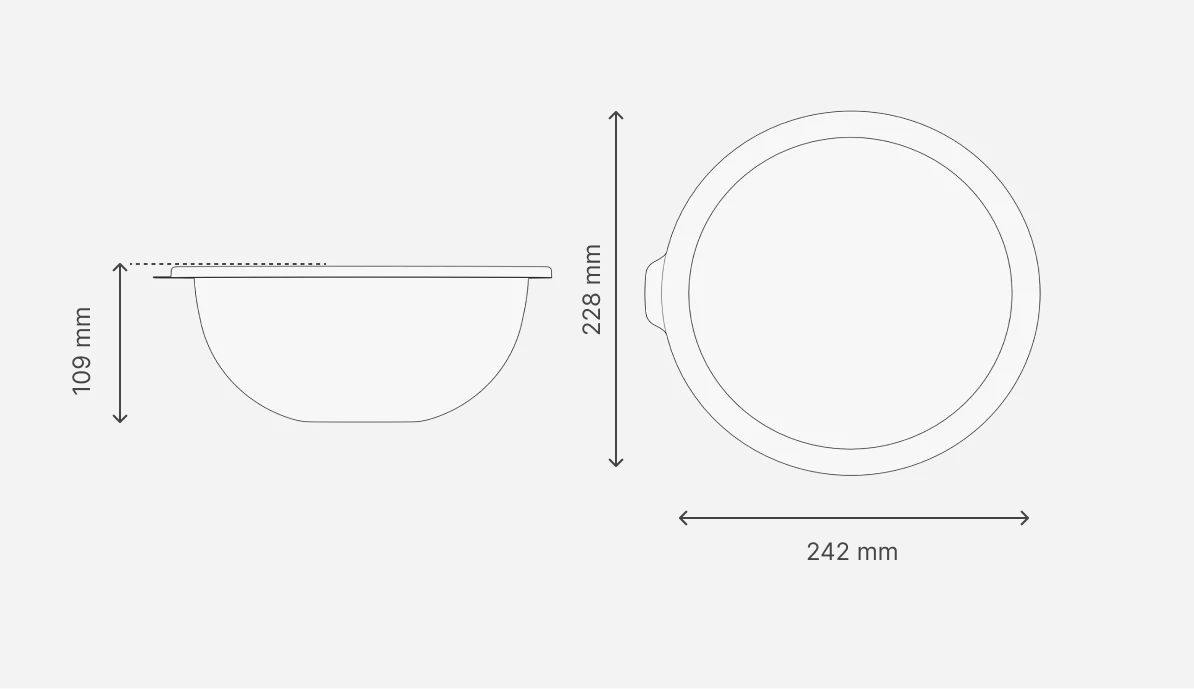 Miska 4,8 L z pokrywką CARUBA - Image 30