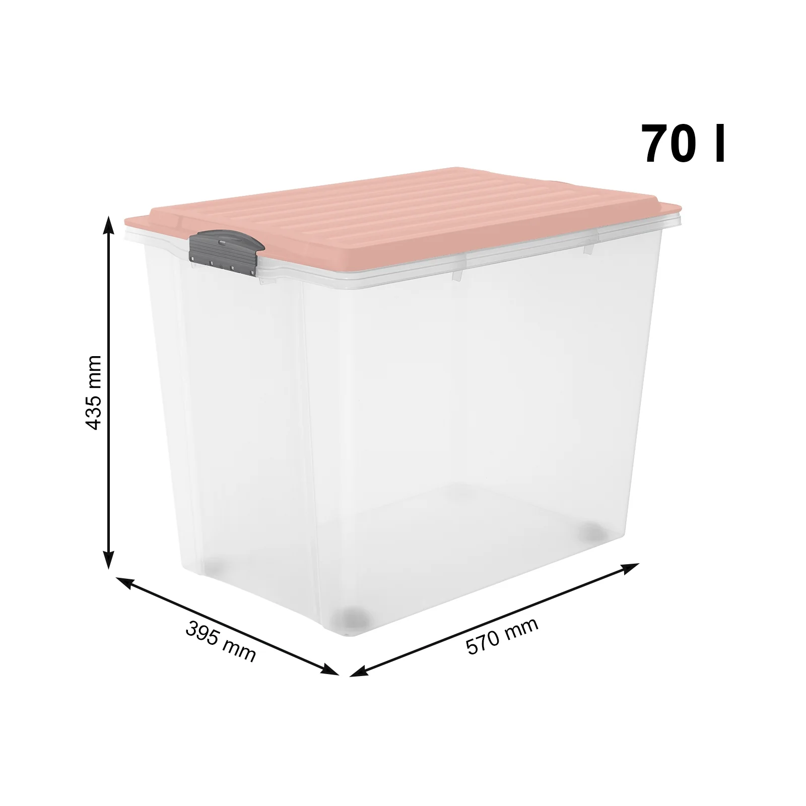 Pojemnik A3 z kółkami, 70 l COMPACT - Image 17