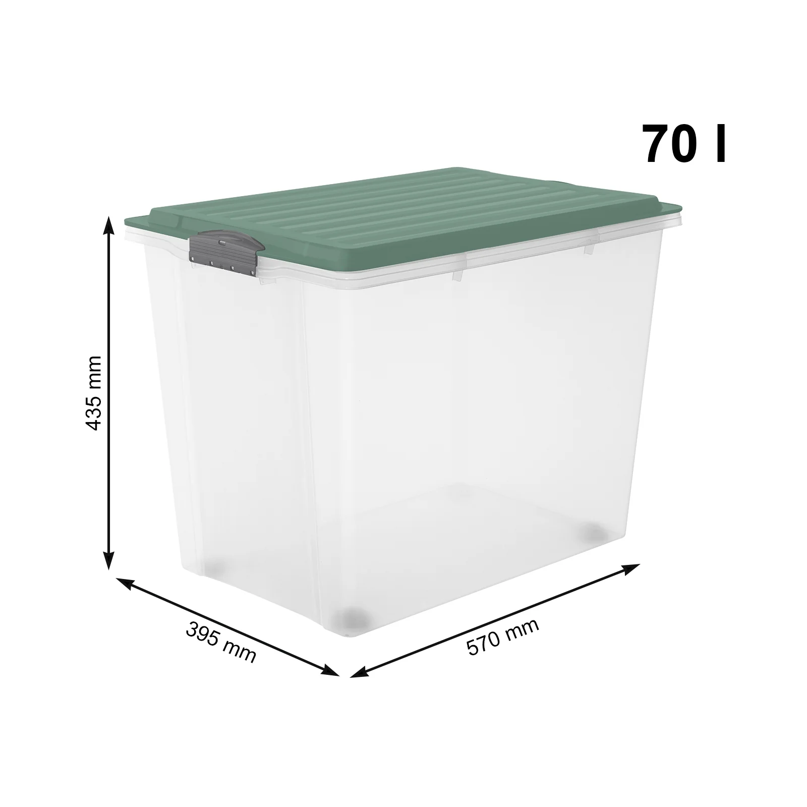 Pojemnik A3 z kółkami, 70 l COMPACT - Image 18