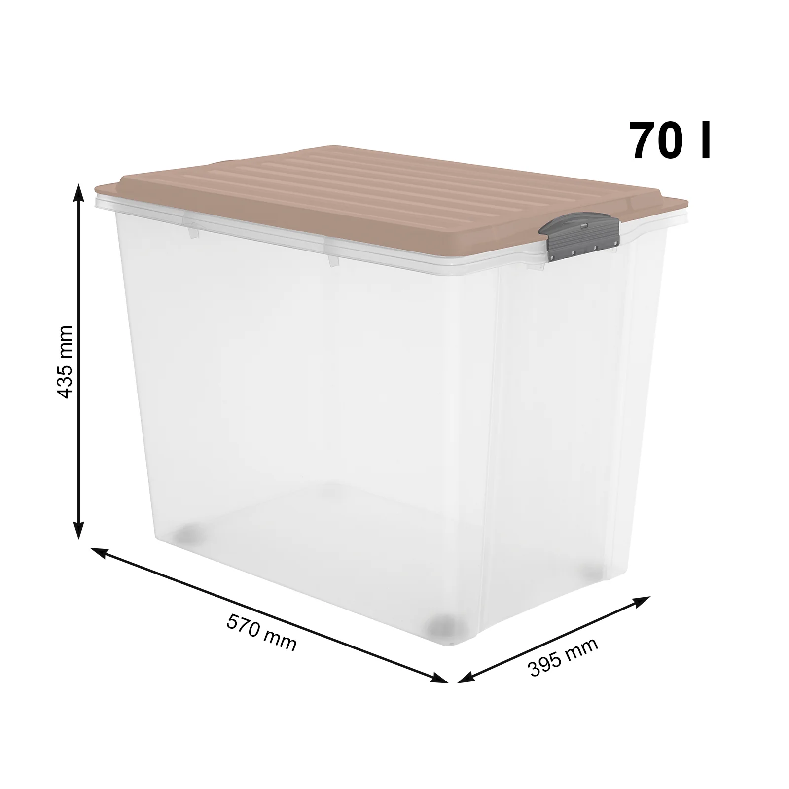 Pojemnik A3 z kółkami, 70 l COMPACT - Image 32