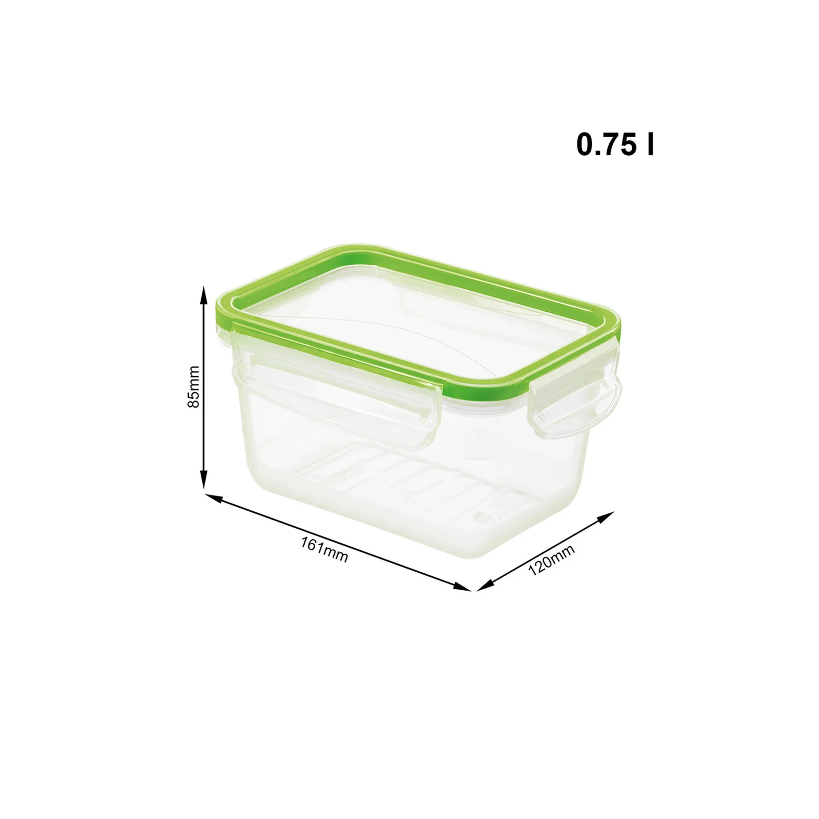 Pojemnik na żywność do lodówki Lunch box CLIC & LOCK 0.75L - Image 7