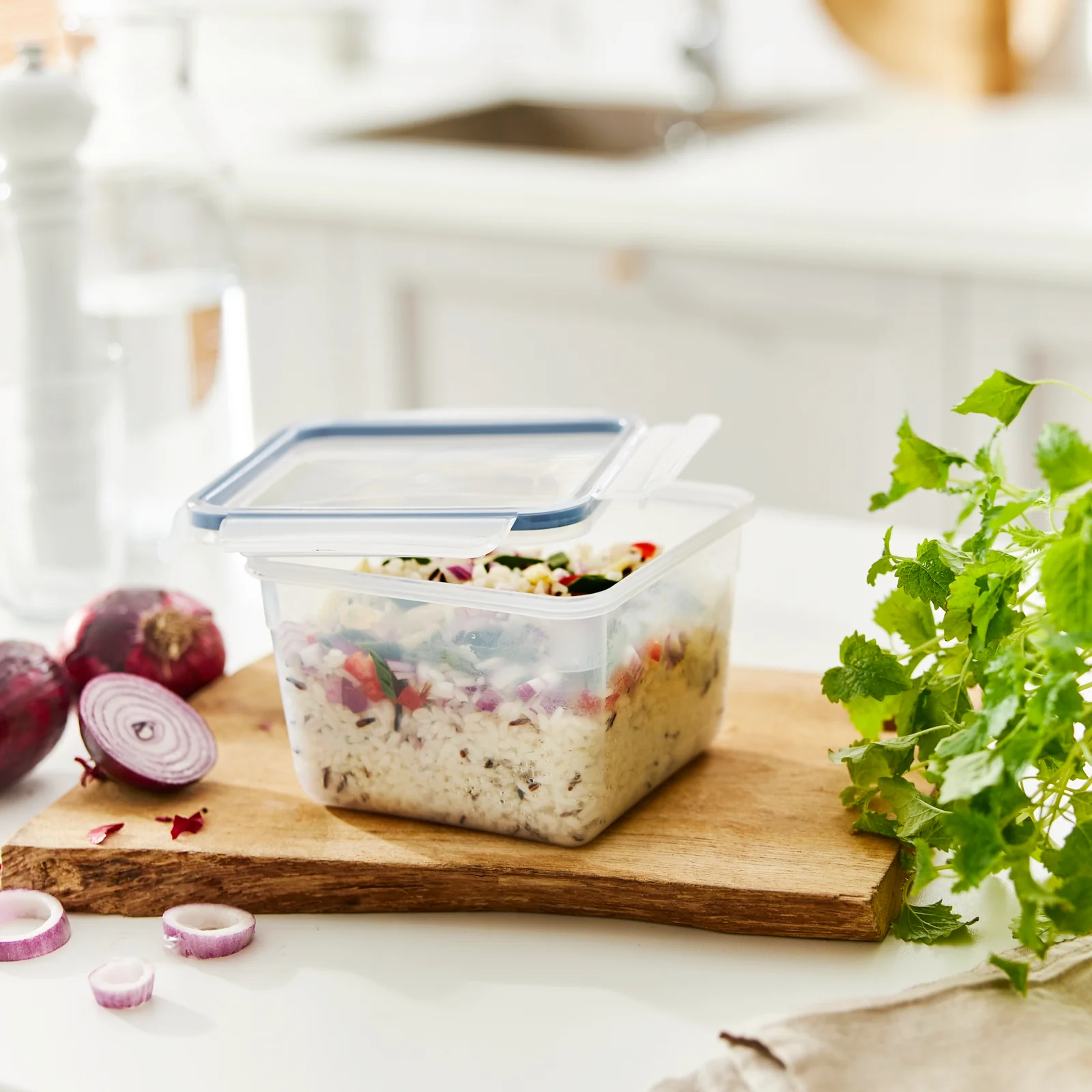 Pojemnik na żywność do lodówki Lunch box CLIC & LOCK 1.4L - Image 4