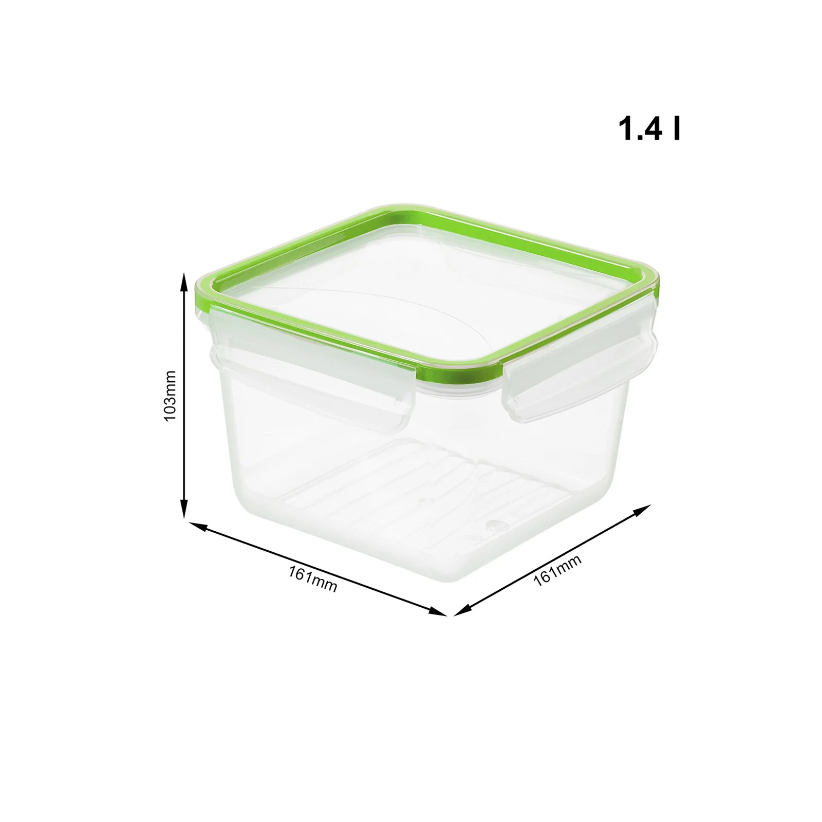 Pojemnik na żywność do lodówki Lunch box CLIC & LOCK 1.4L - Image 7