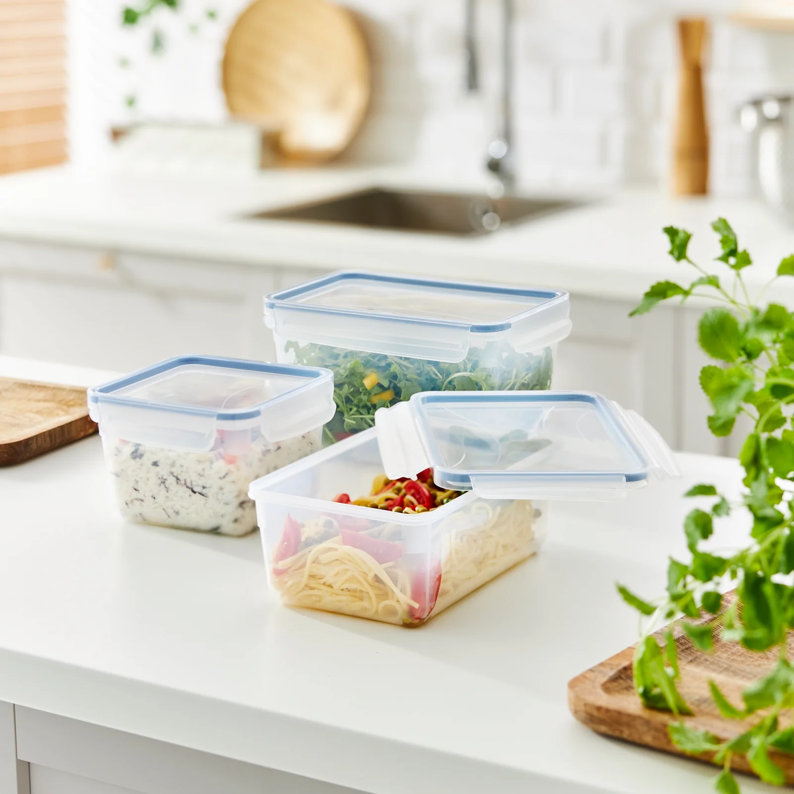Pojemnik na żywność do lodówki Lunch box CLIC & LOCK 1.4L - Image 9