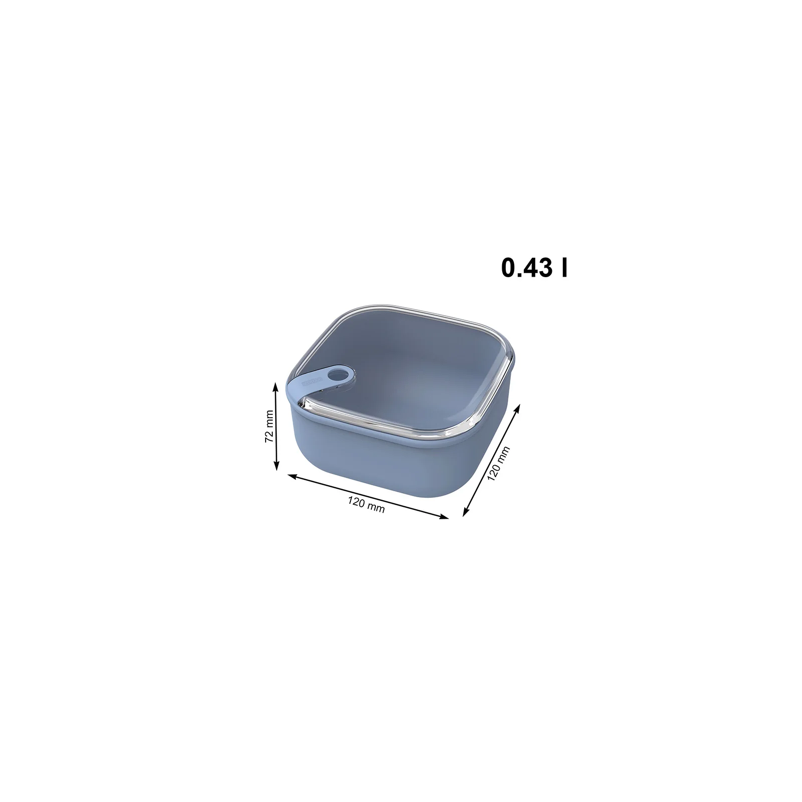 Pojemnik na żywność Rotho Ela Midnight blue 0,425L granatowy - Image 11
