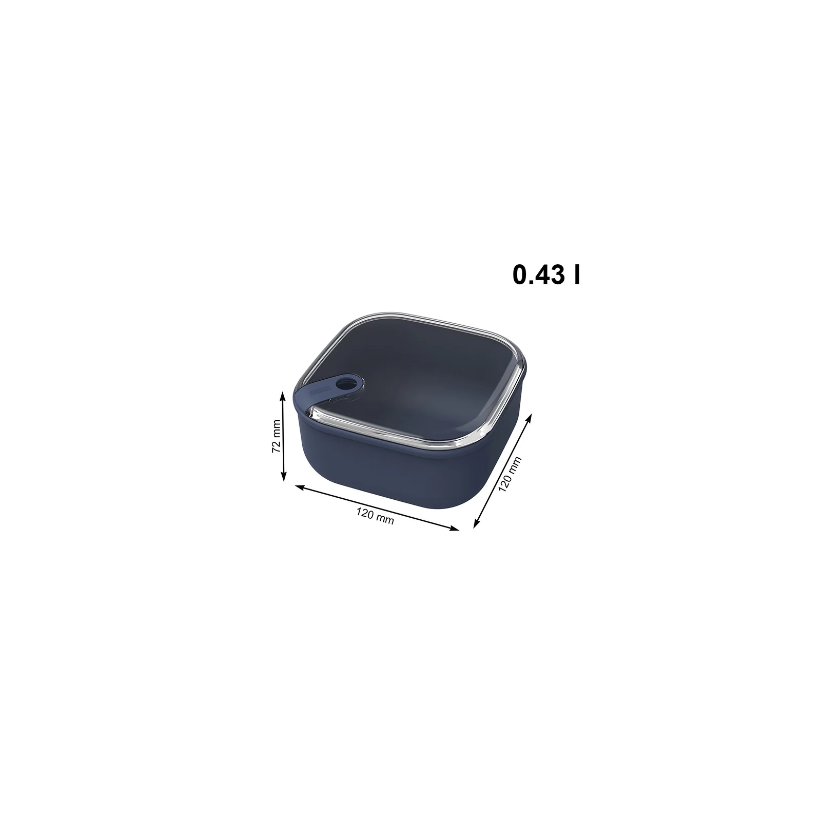 Pojemnik na żywność Rotho Ela Midnight blue 0,425L granatowy - Image 12