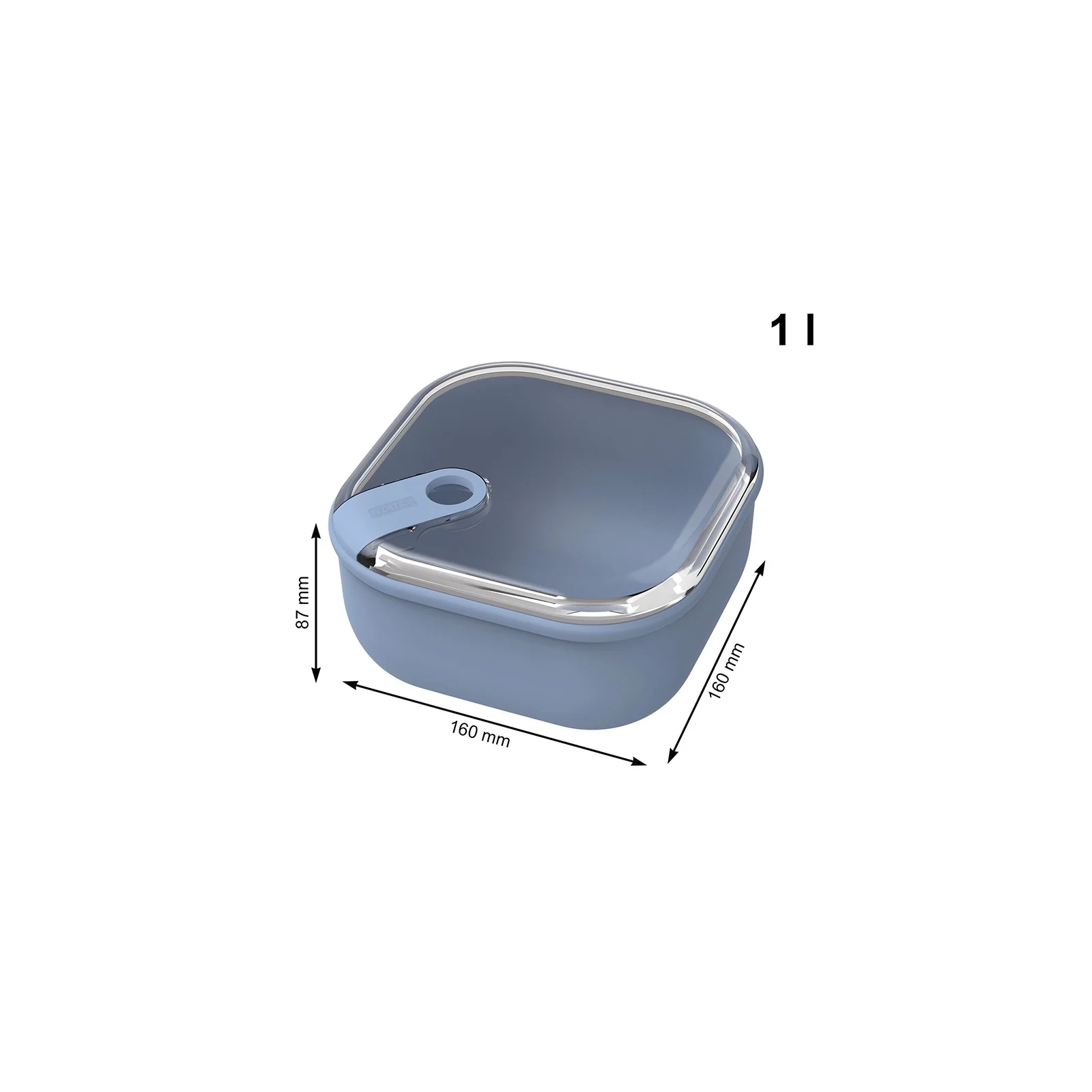 Pojemnik na żywność Rotho Ela Midnight blue 1L granatowy - Image 11