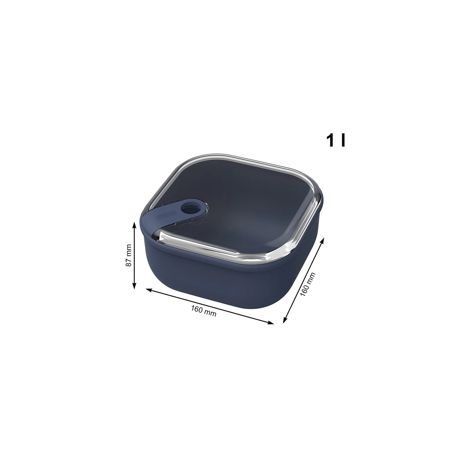 Pojemnik na żywność Rotho Ela Midnight blue 1L granatowy - Image 12