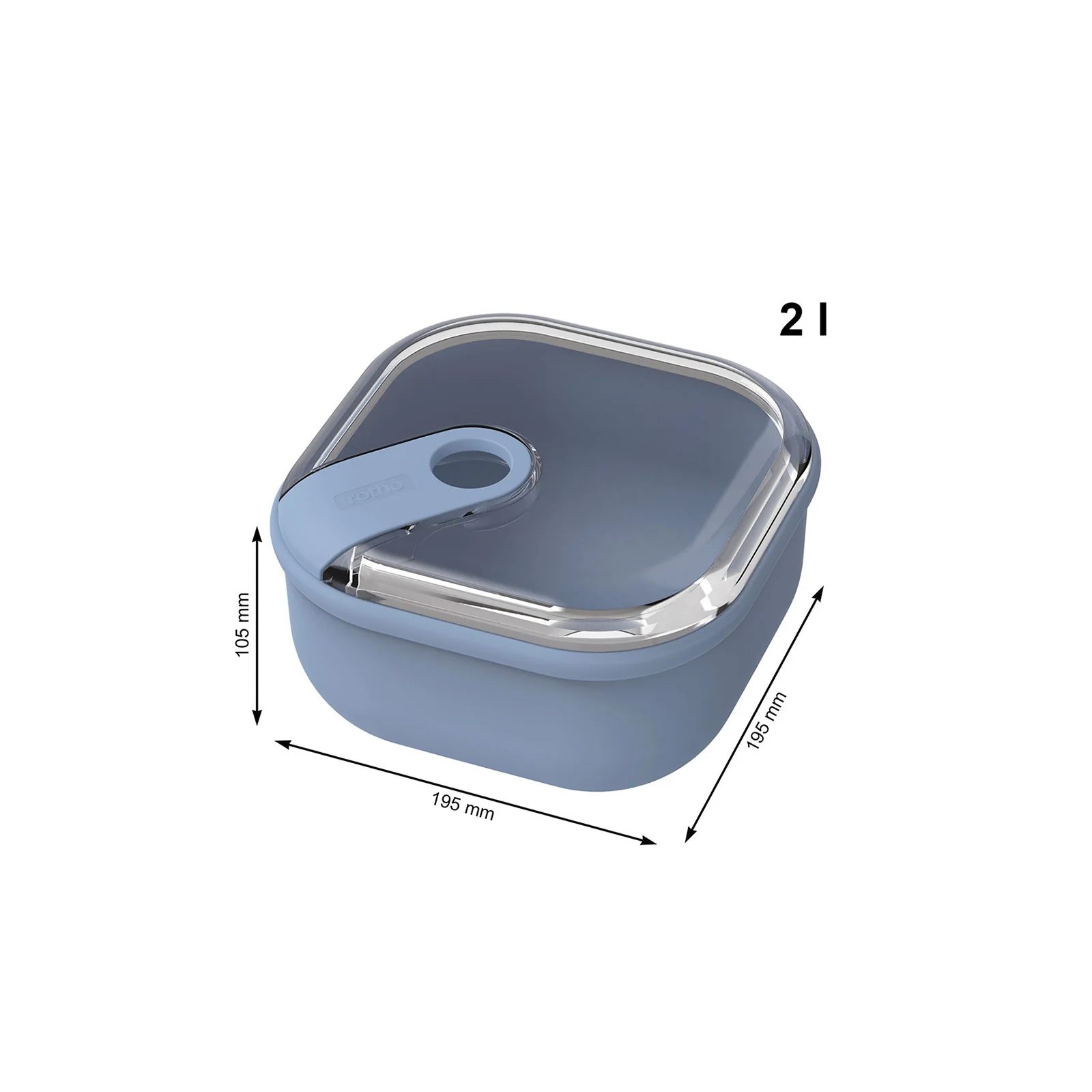 Pojemnik na żywność Rotho Ela Midnight blue 2L granatowy - Image 11