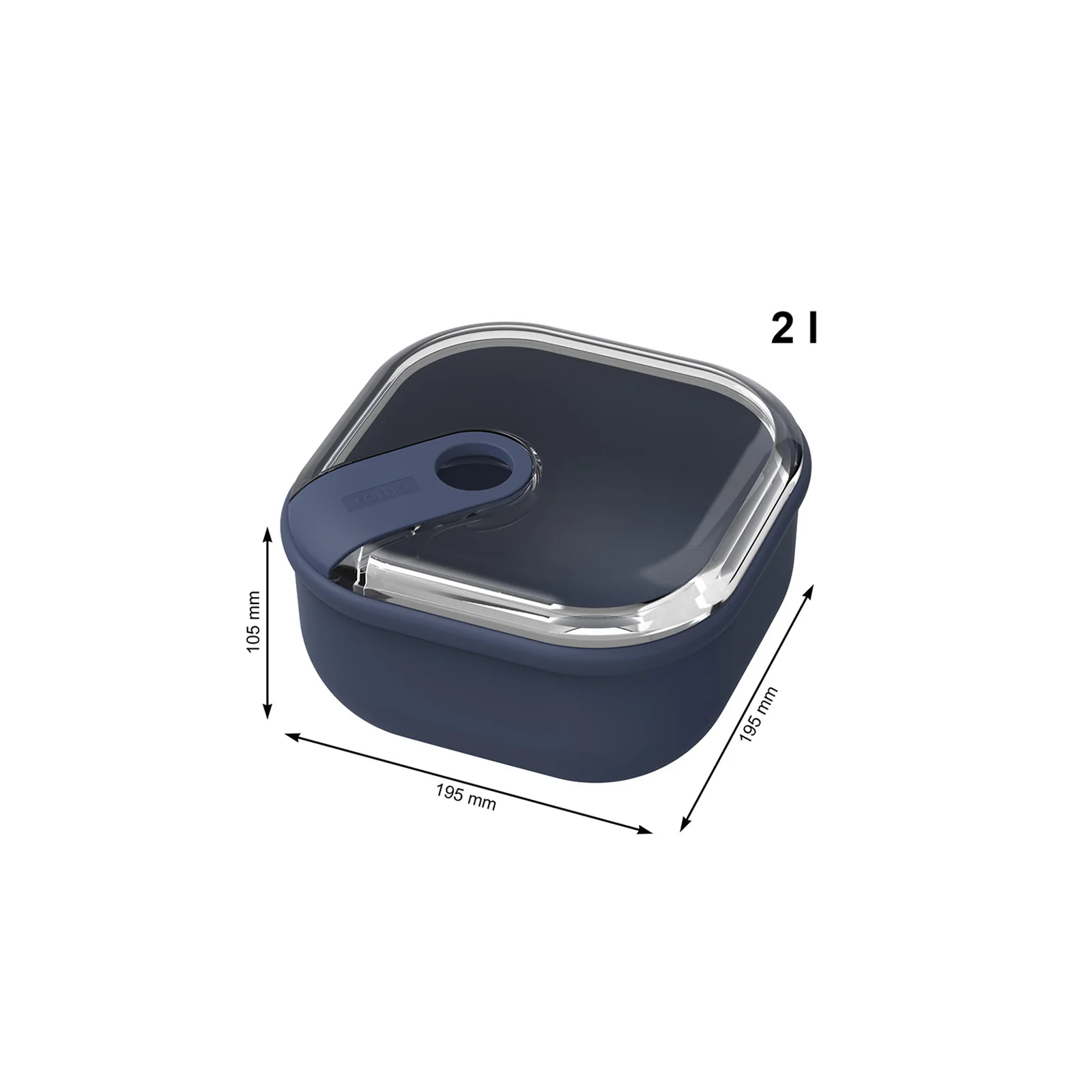 Pojemnik na żywność Rotho Ela Midnight blue 2L granatowy - Image 12