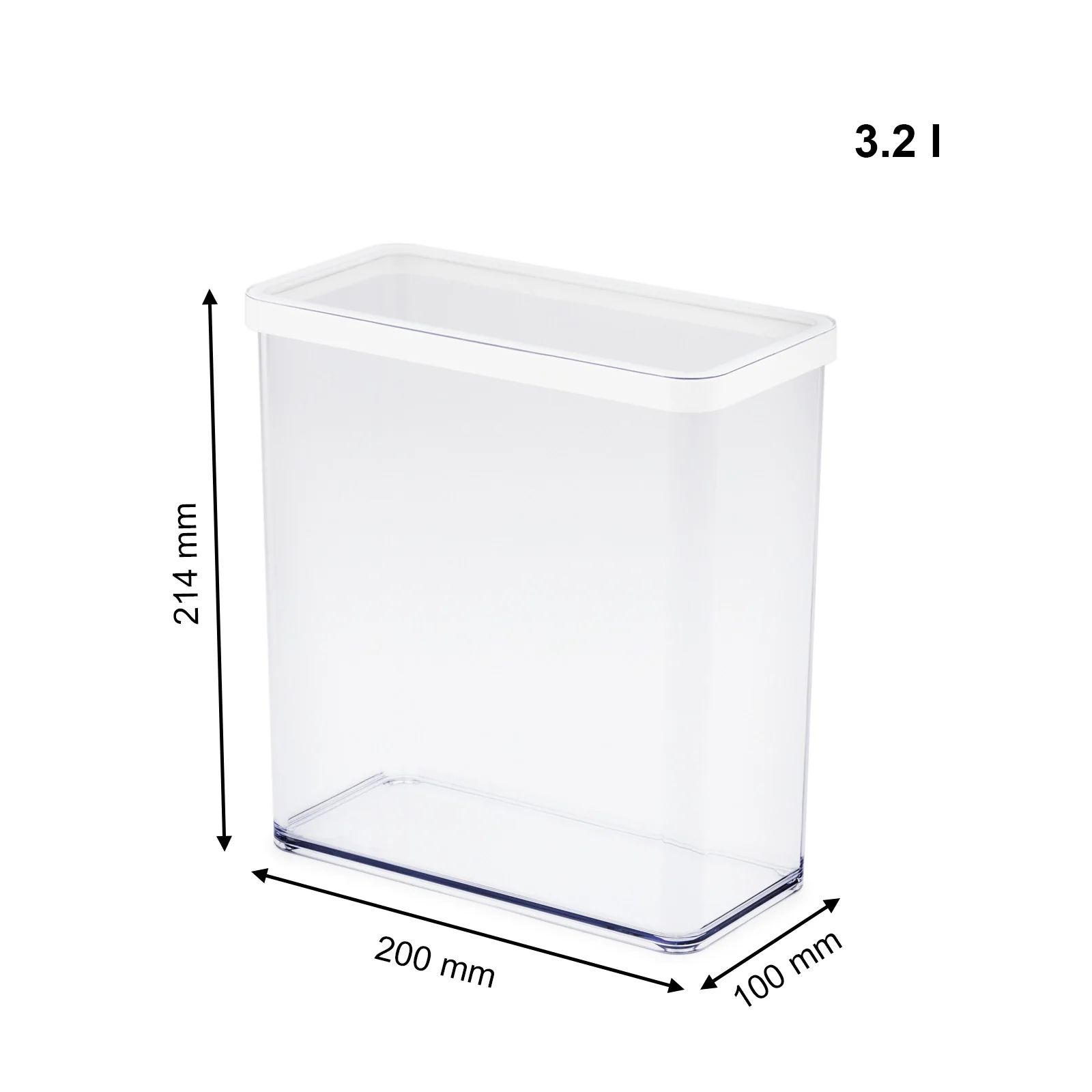 Rotho Loft prostokątny pojemnik 3,2l z pokrywką i uszczelką - Image 7