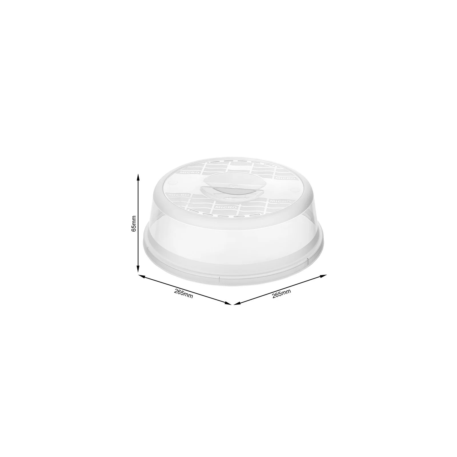 Pokrywa do mikrofalówki 26,5 cm BASIC - Image 3