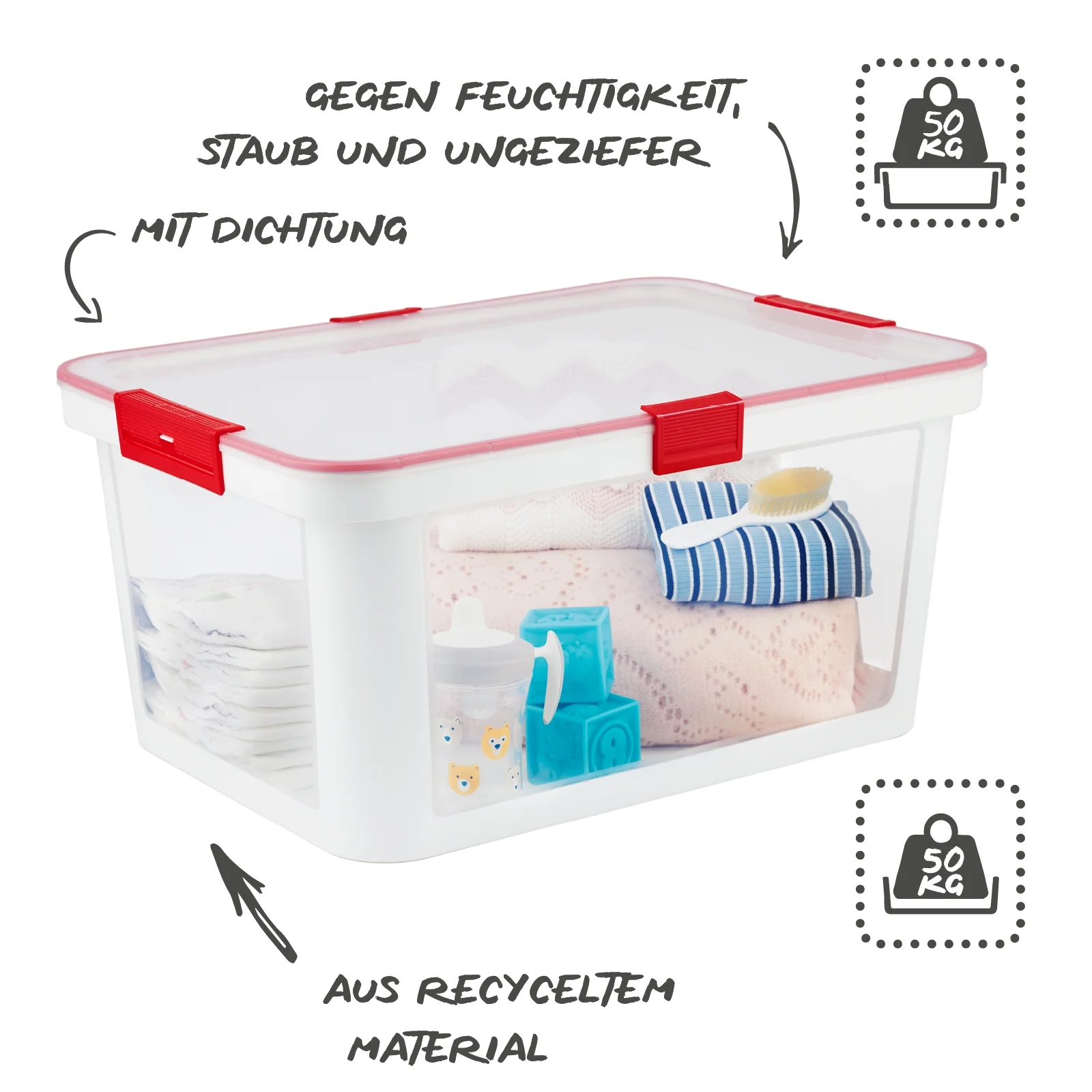 Pojemnik do przechowywania Rotho ALBRIS 45l - Image 3