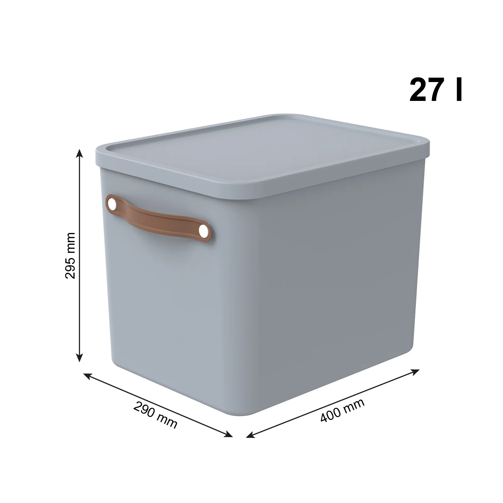 Pudełko pojemnik box do przechowywania 27L Rotho MALOJA - Image 10