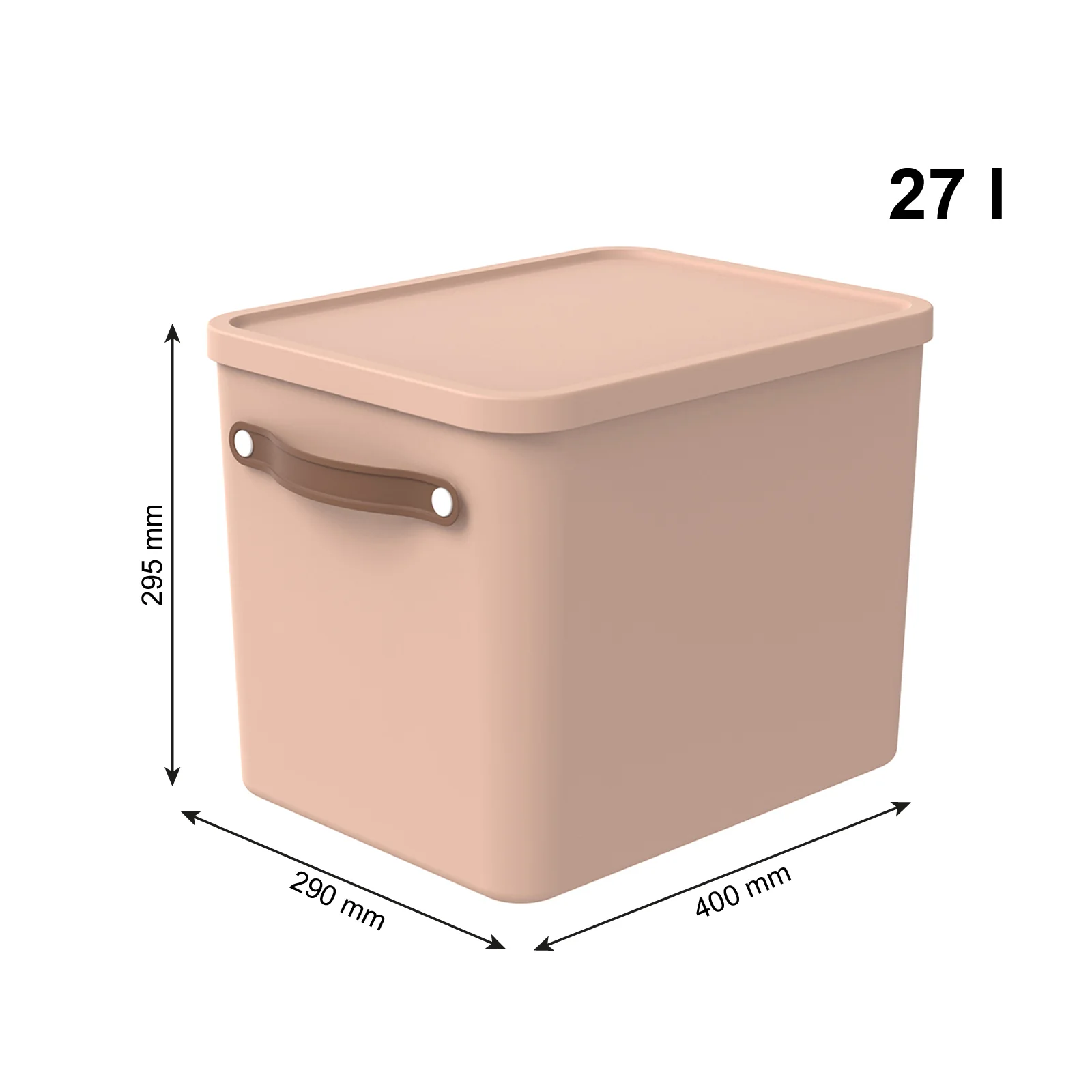 Pudełko pojemnik box do przechowywania 27L Rotho MALOJA - Image 9
