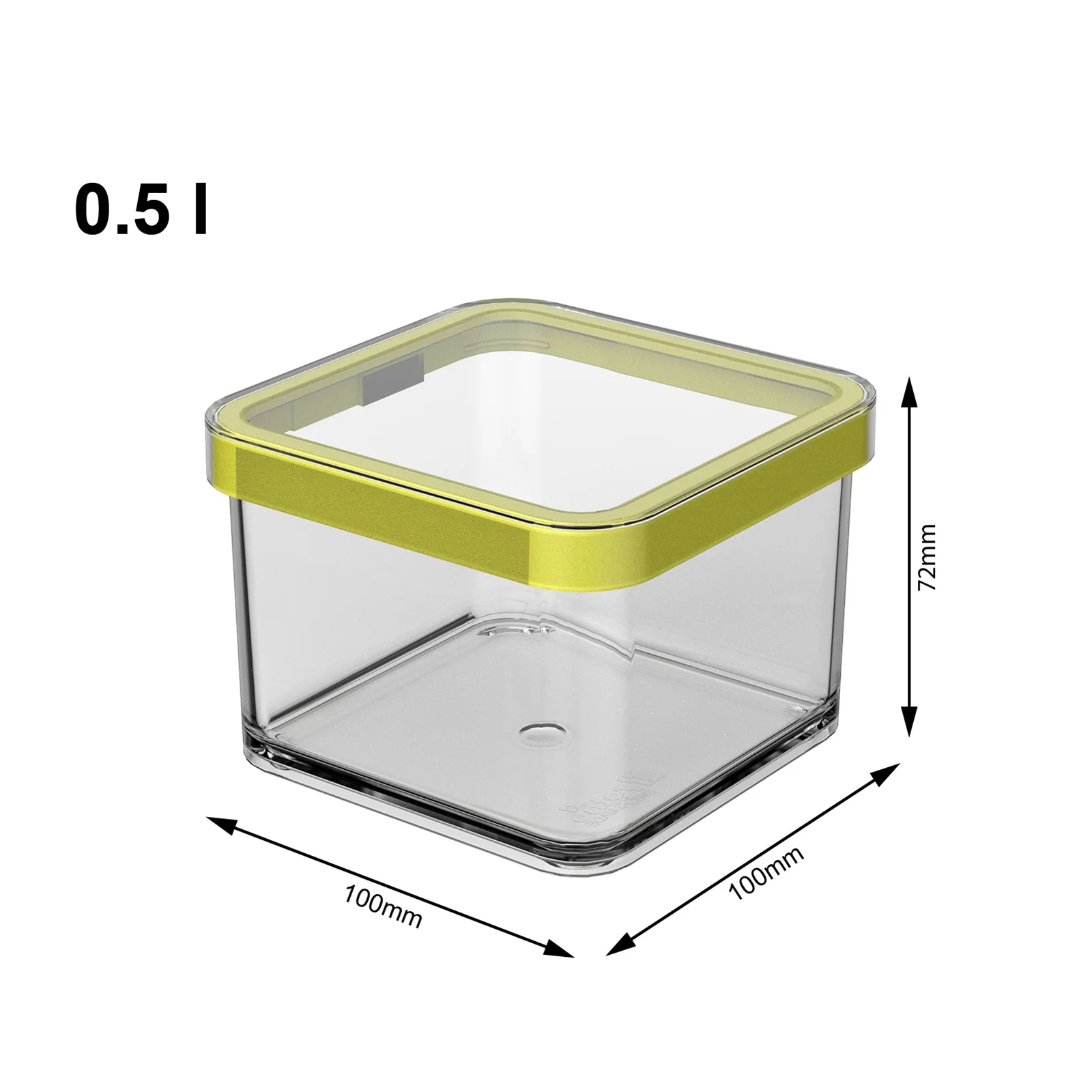 Pojemnik do przechowywania kwadratowy 0,5 L Rotho Loft - Image 16