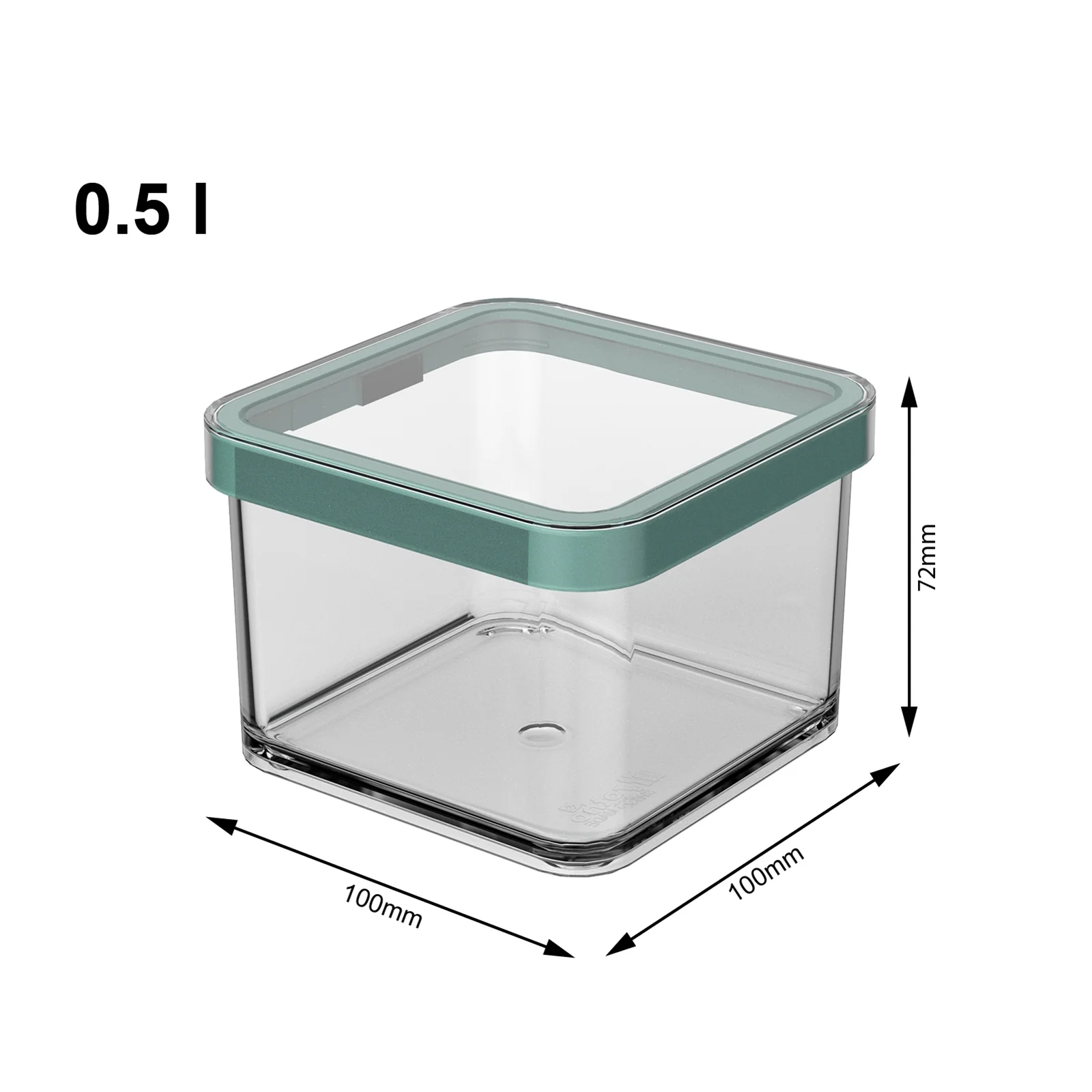Pojemnik do przechowywania kwadratowy 0,5 L Rotho Loft - Image 17