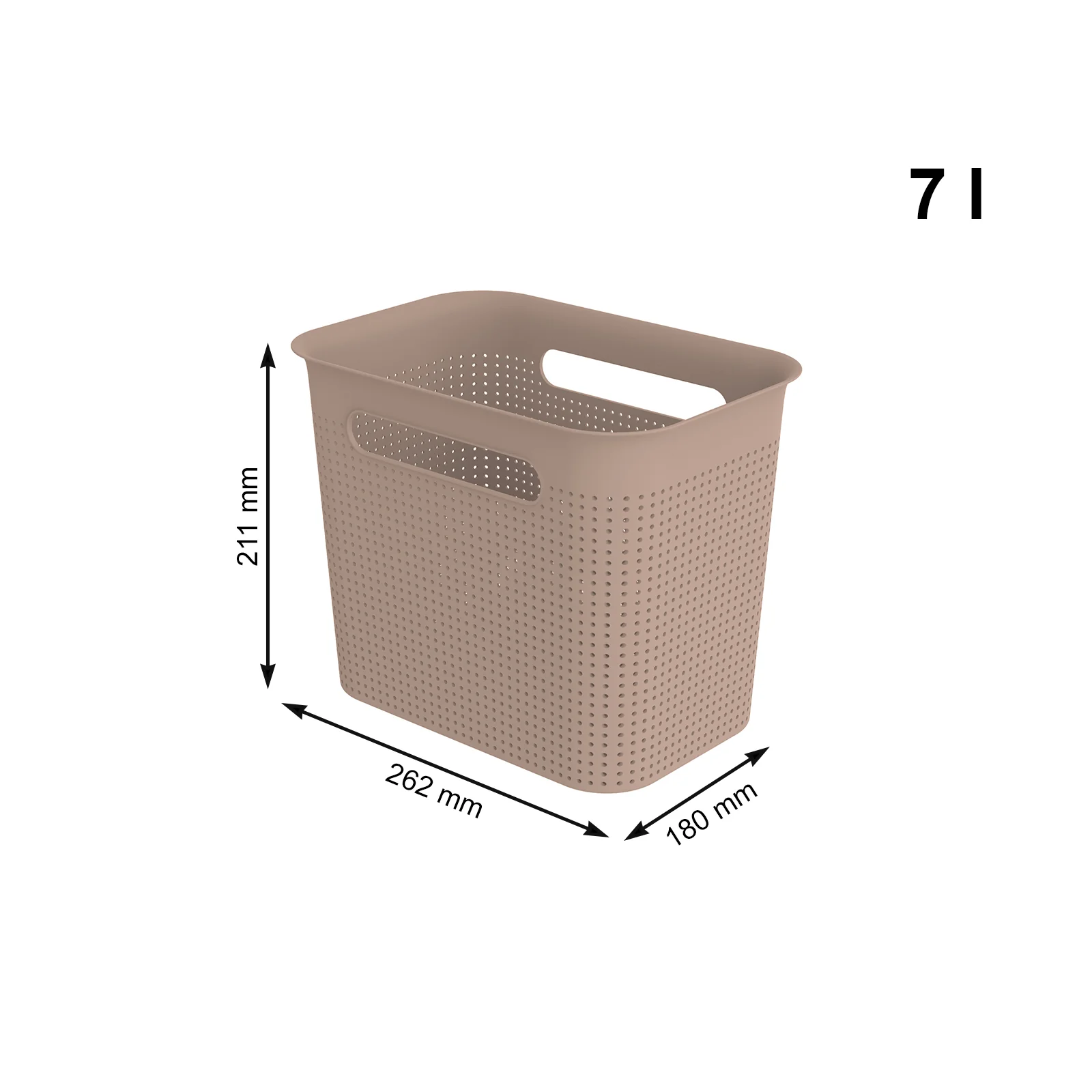 Pojemnik koszyk do przechowywania 7 L Rotho - Image 43