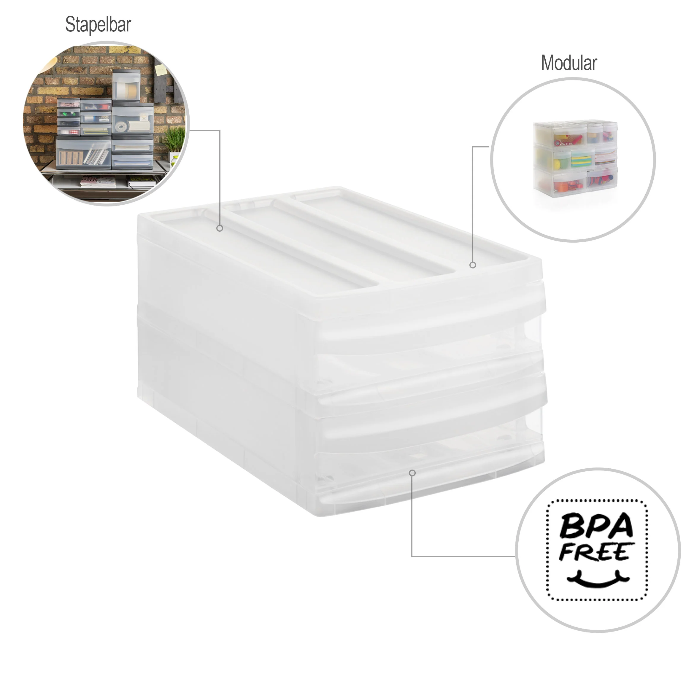 Szafka z szufladami M Duo SYSTEMIX - Image 8