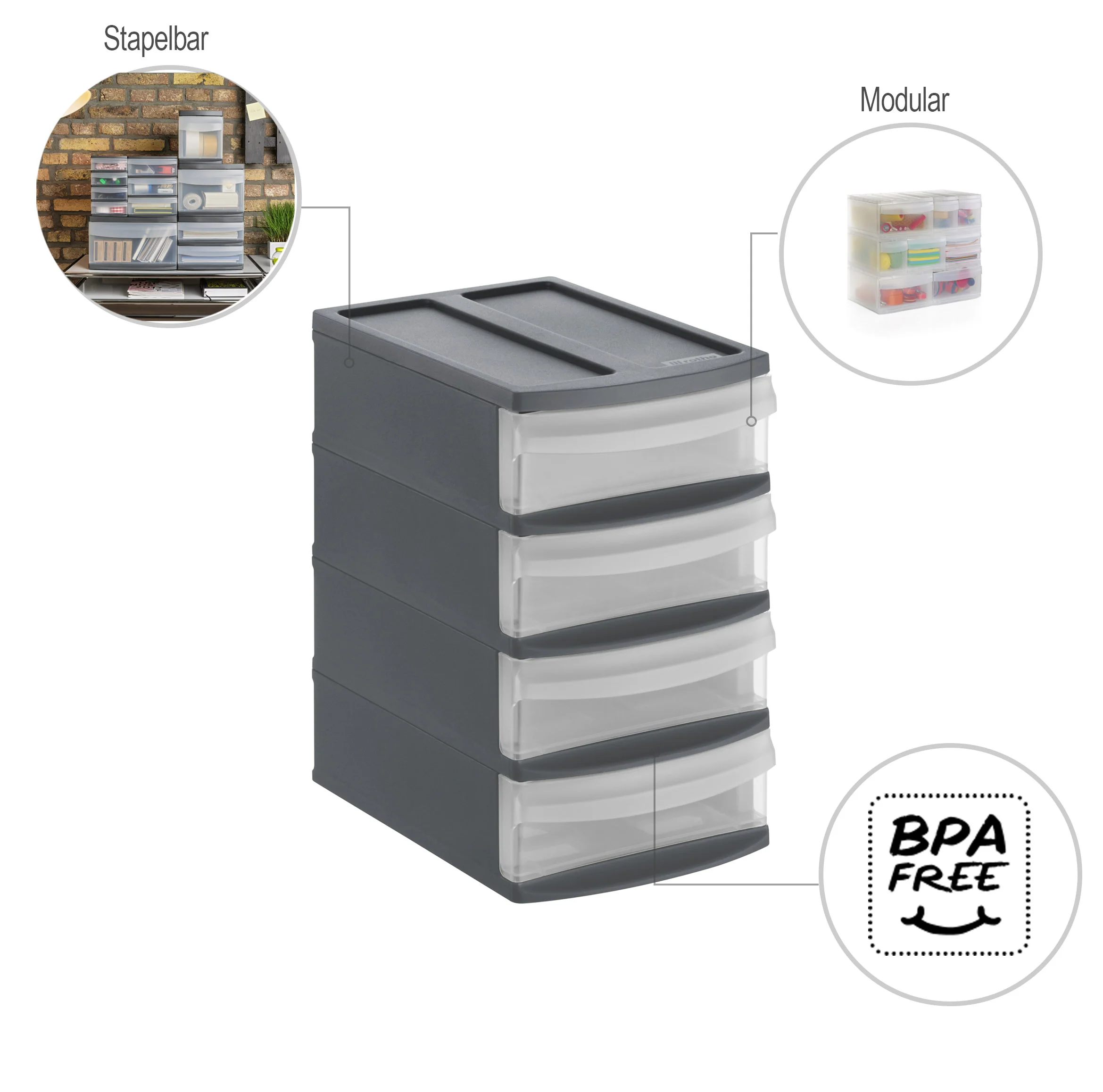 Szafka z szufladami Tower XS SYSTEMIX - Image 6