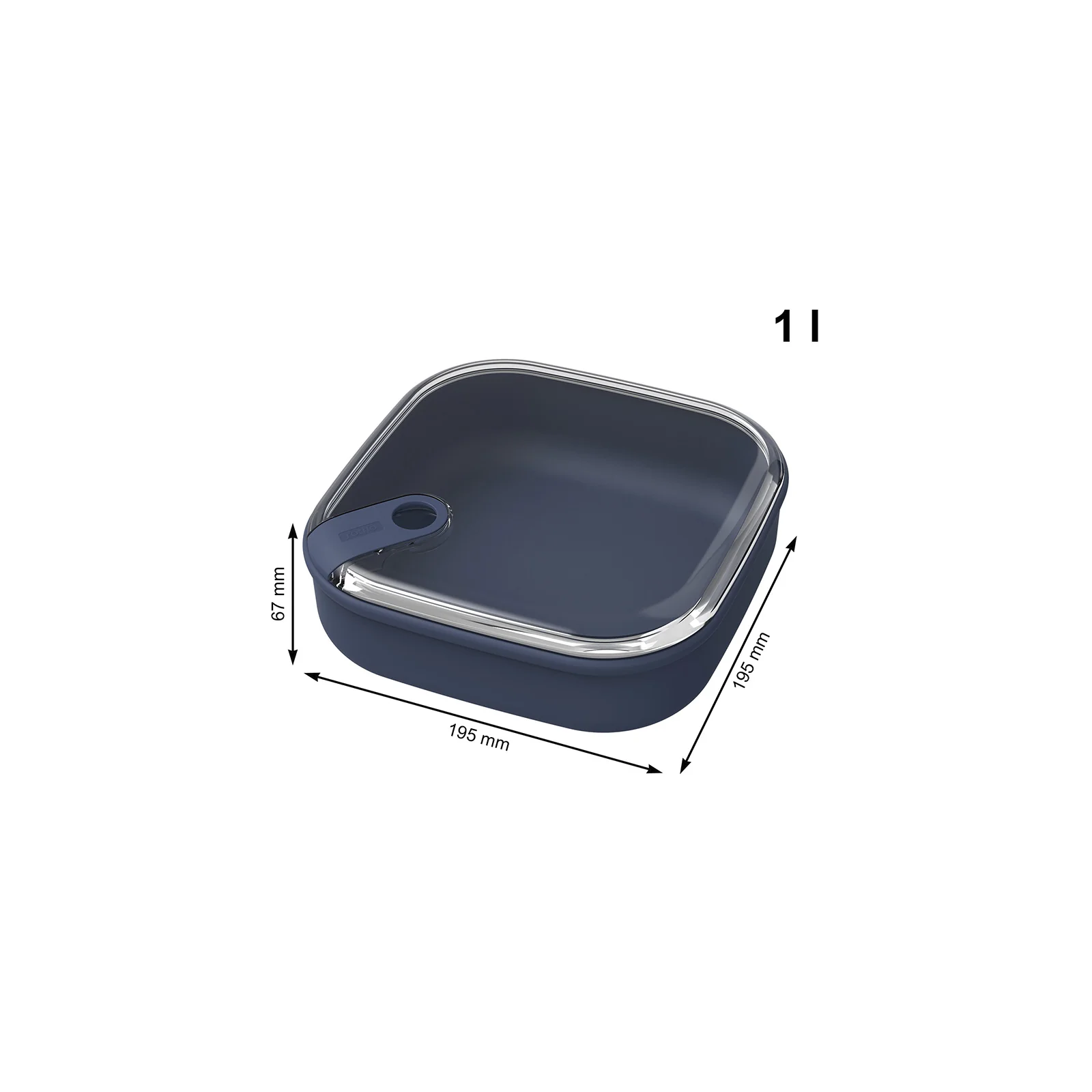 Zestaw 2 sztuk pojemników Rotho ELA Fresh Food Box - Image 3